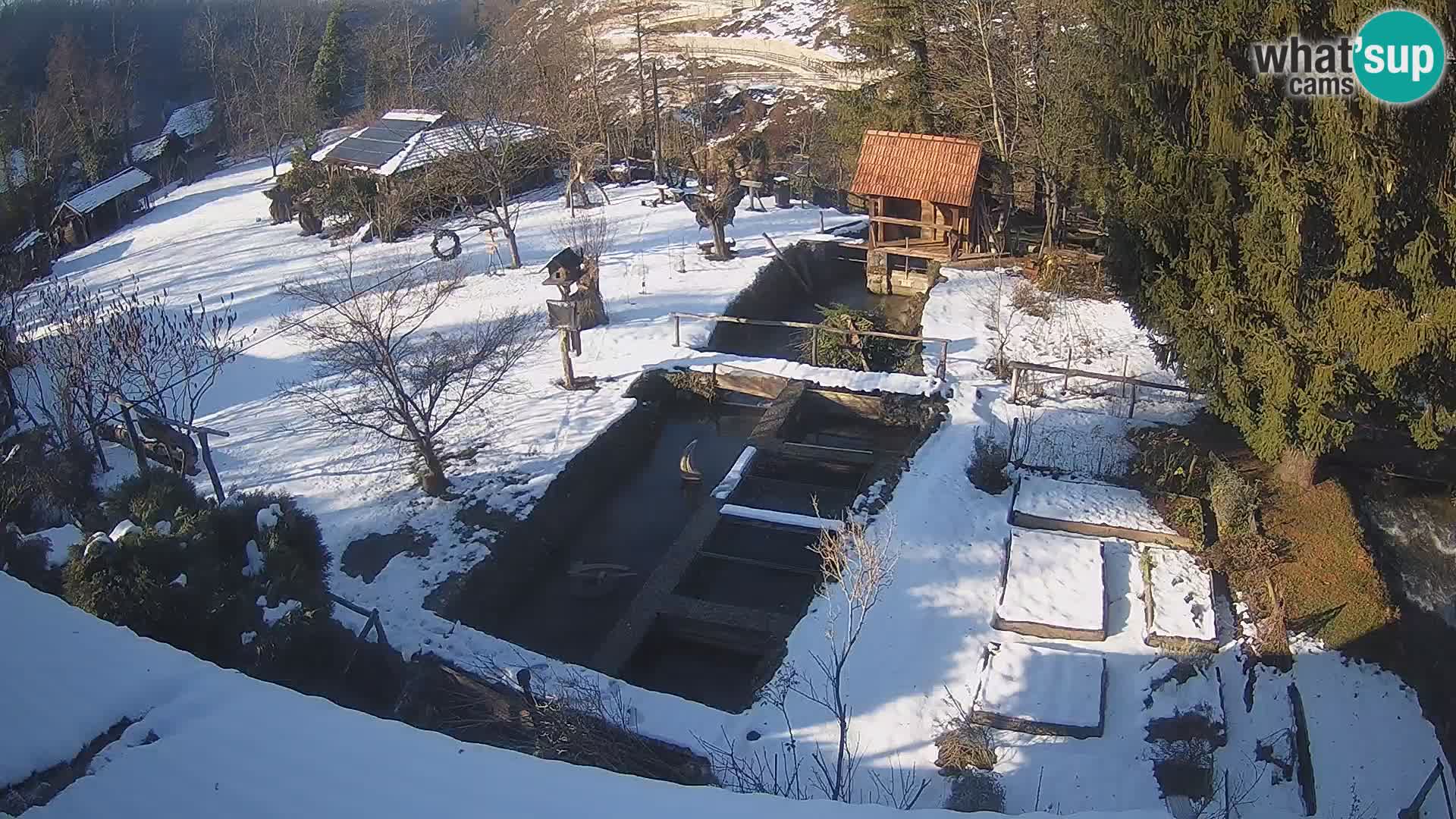 Live webcam Rastoke – river Slunjčica – Croatia