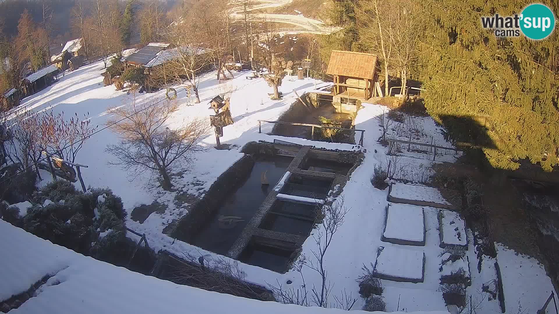 Live webcam Rastoke – river Slunjčica – Croatia