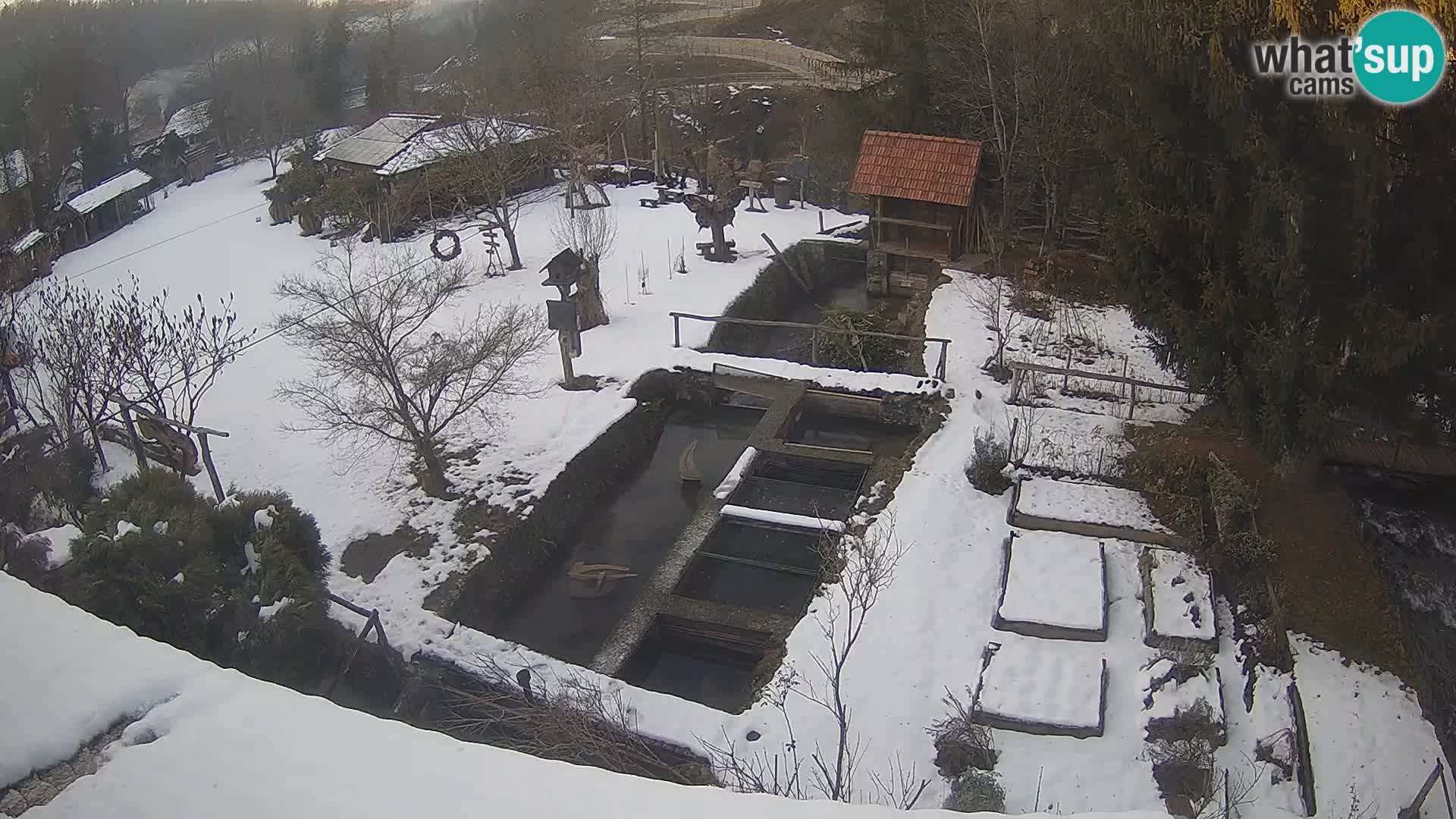 Webcam en direct Rastoke – rivière Slunjčica – Croatie