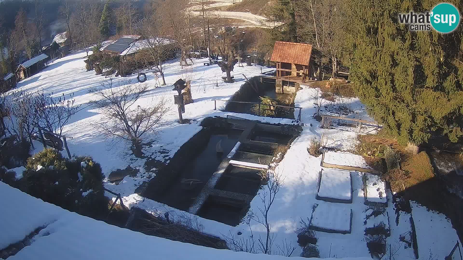 Cámara web en vivo Rastoke – río Slunjčica – Croacia