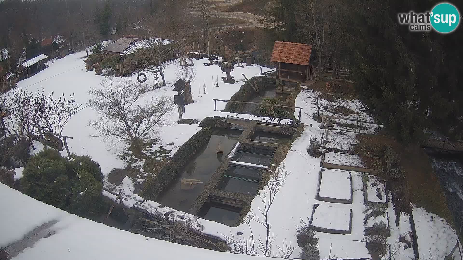 Webcam en direct Rastoke – rivière Slunjčica – Croatie