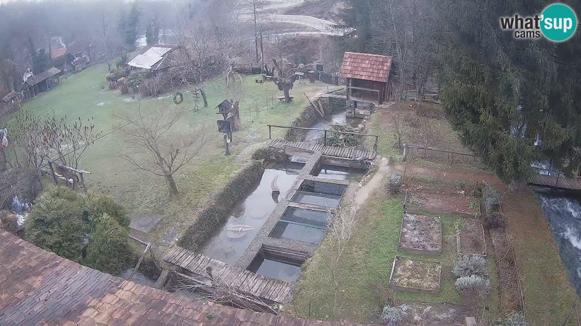 Live webcam Rastoke – fiume Slunjčica – Croazia