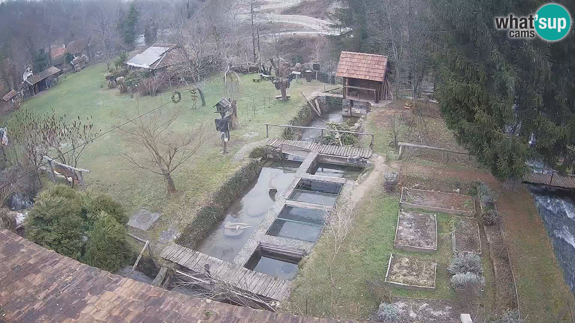 Webcam en direct Rastoke – rivière Slunjčica – Croatie