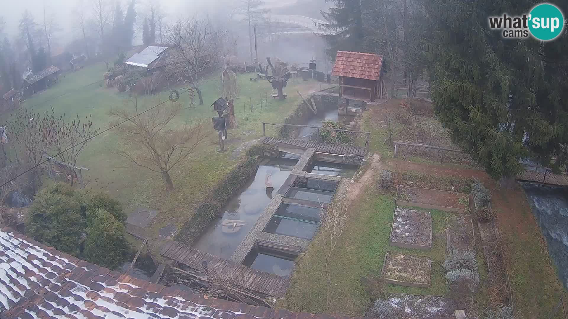 Live webcam Rastoke – fiume Slunjčica – Croazia