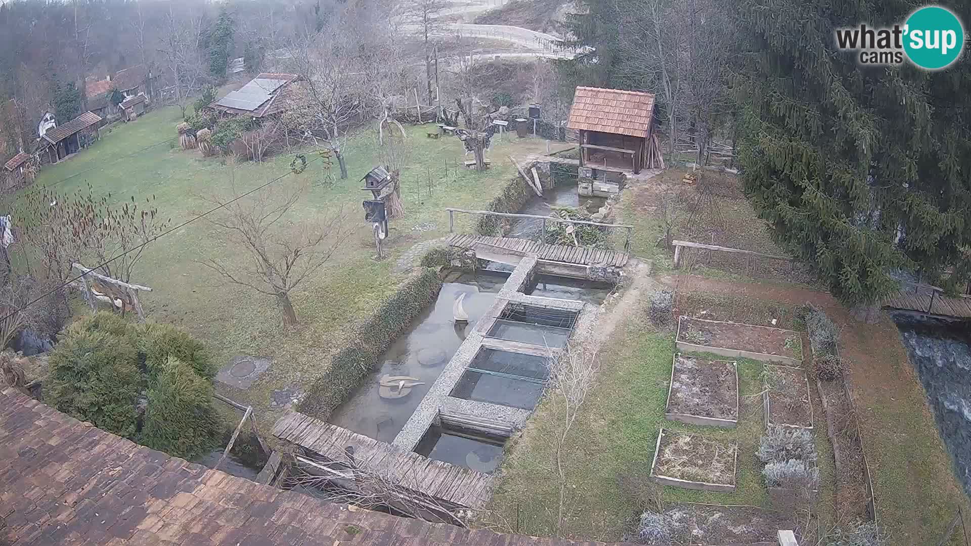 Webcam en direct Rastoke – rivière Slunjčica – Croatie