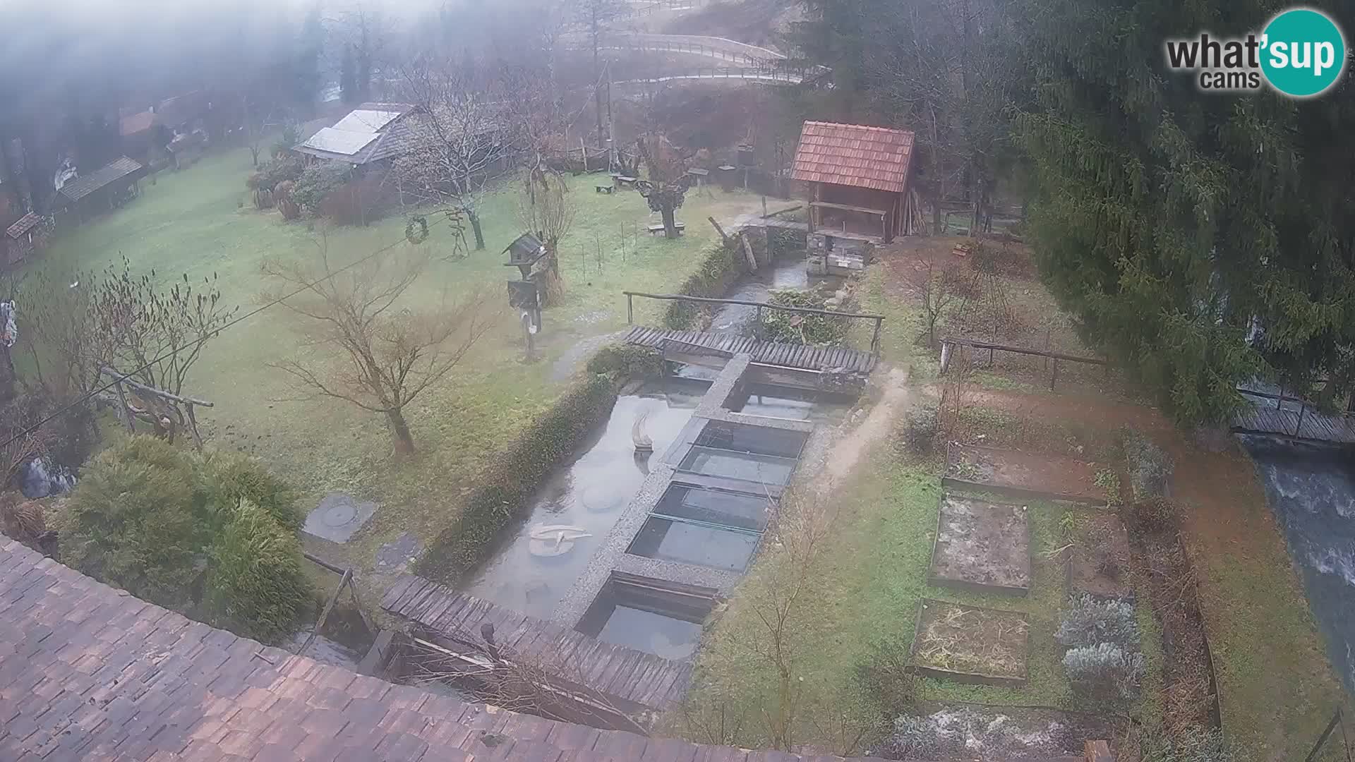 Webcam en direct Rastoke – rivière Slunjčica – Croatie