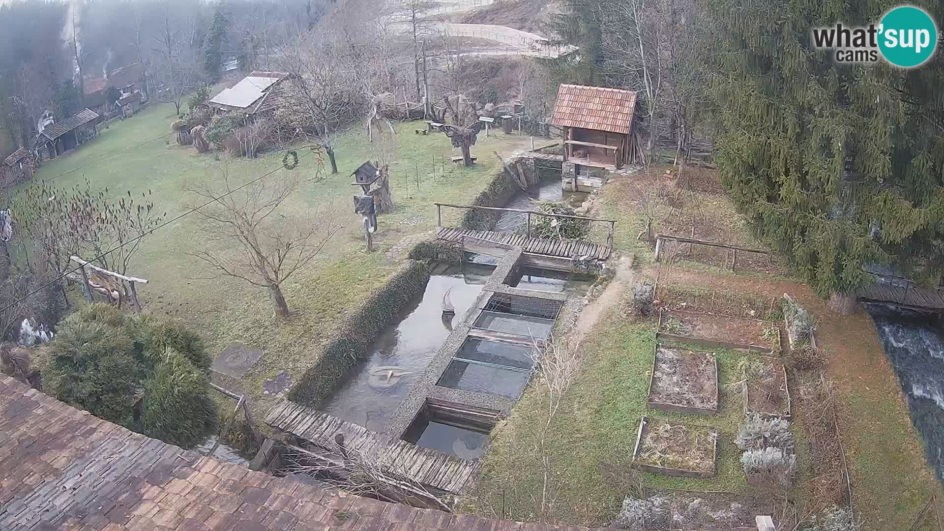 Webcam en direct Rastoke – rivière Slunjčica – Croatie