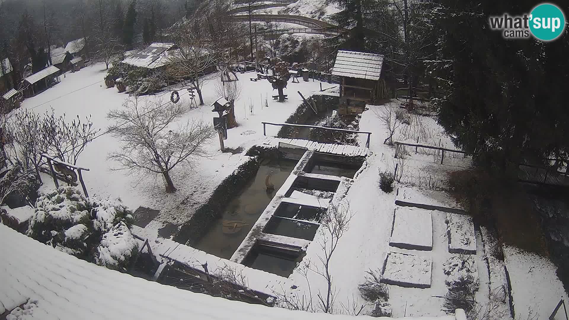 Webcam en direct Rastoke – rivière Slunjčica – Croatie