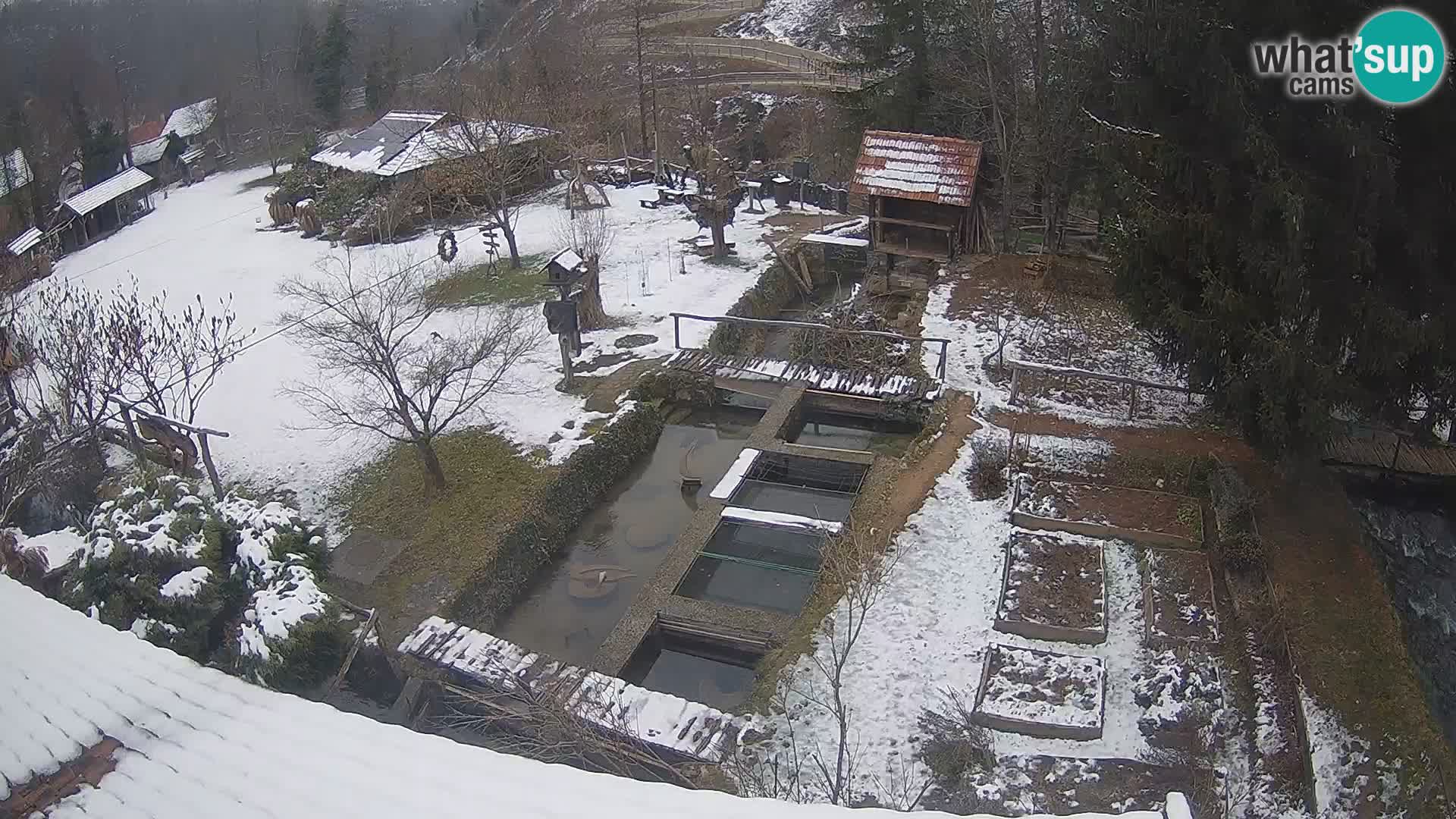 Webcam en direct Rastoke – rivière Slunjčica – Croatie