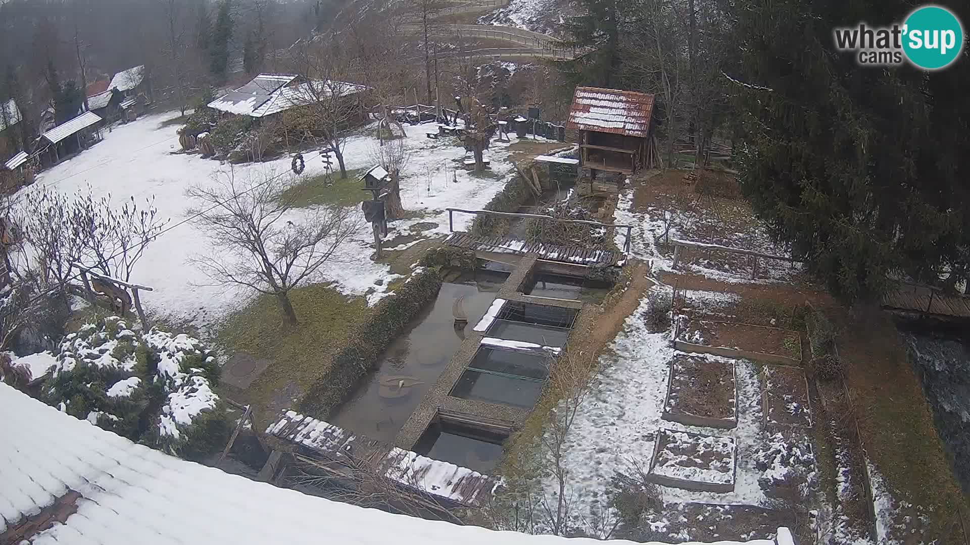 Live webcam Rastoke – fiume Slunjčica – Croazia