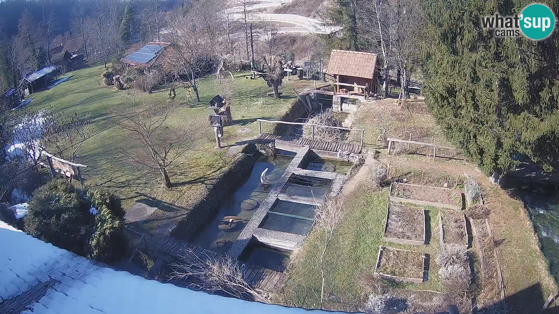 Cámara web en vivo Rastoke – río Slunjčica – Croacia