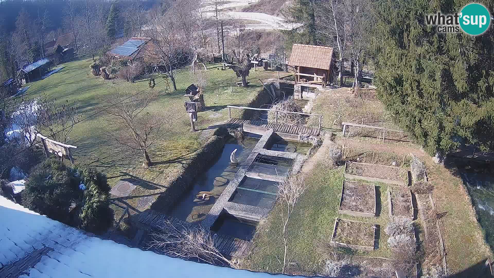 Webcam en direct Rastoke – rivière Slunjčica – Croatie