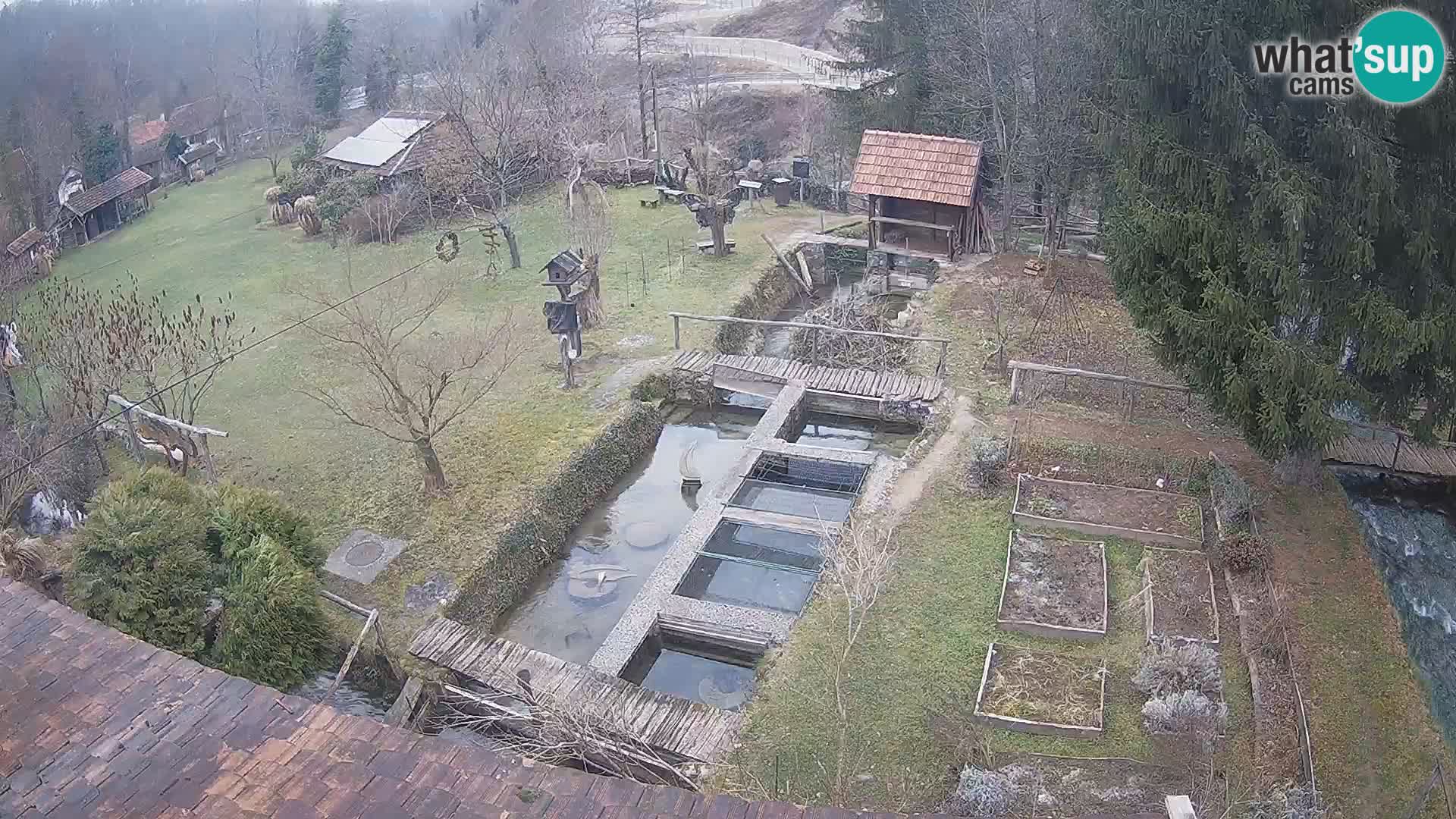 Live webcam Rastoke – fiume Slunjčica – Croazia