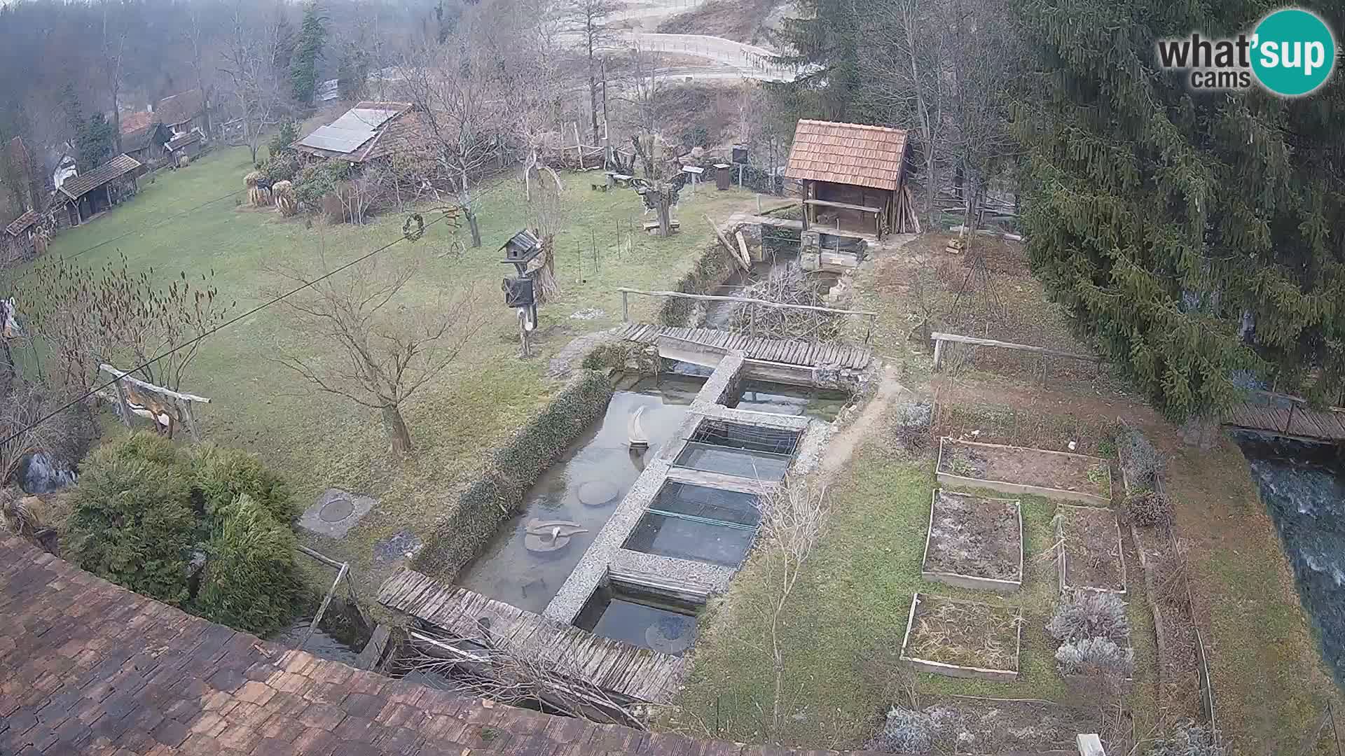 Live webcam Rastoke – fiume Slunjčica – Croazia