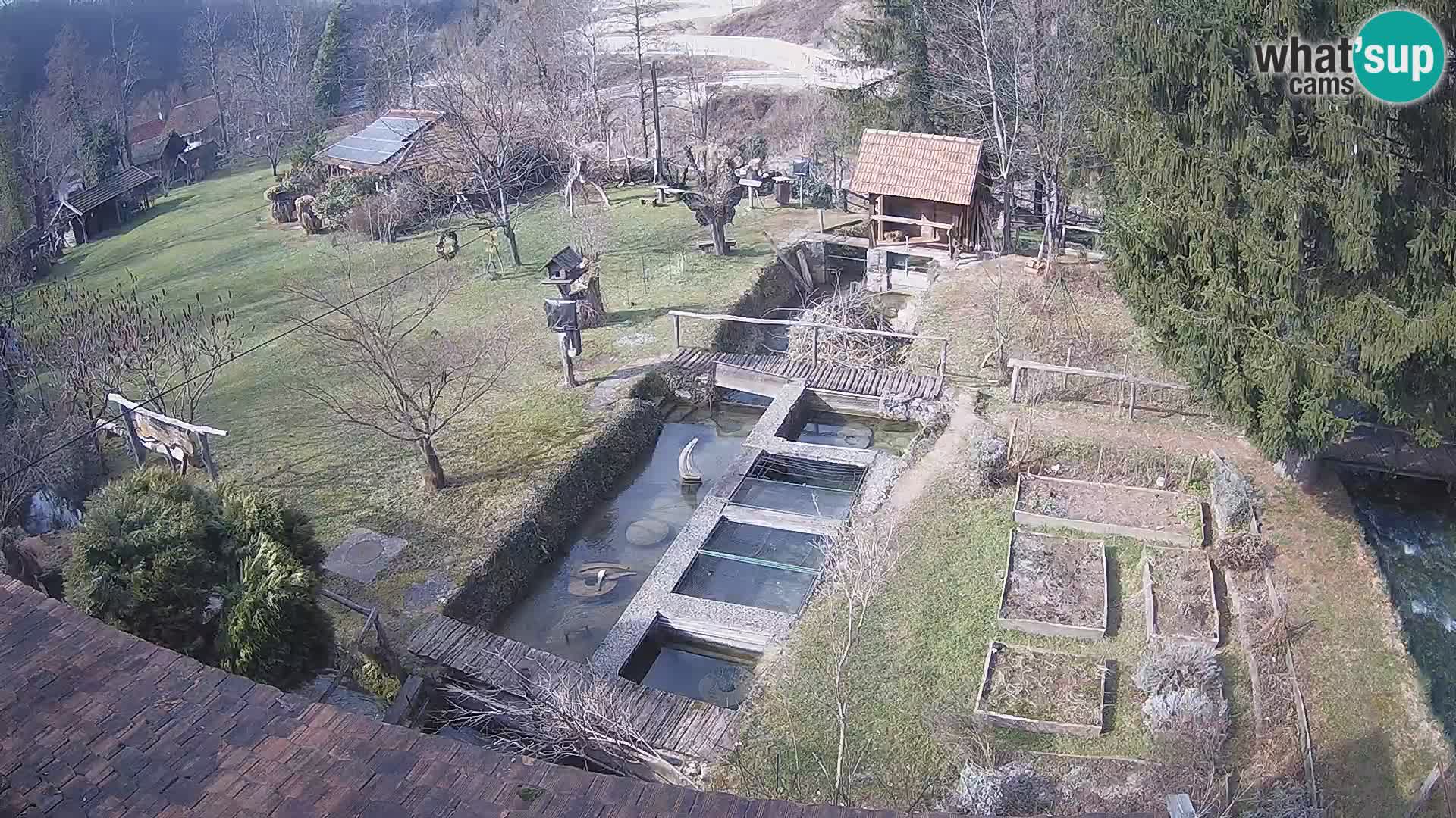 Live webcam Rastoke – river Slunjčica – Croatia