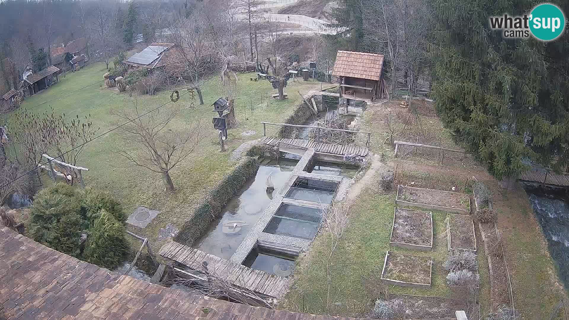 Web kamera uživo Rastoke – rijeka Slunjčica – Hrvatska