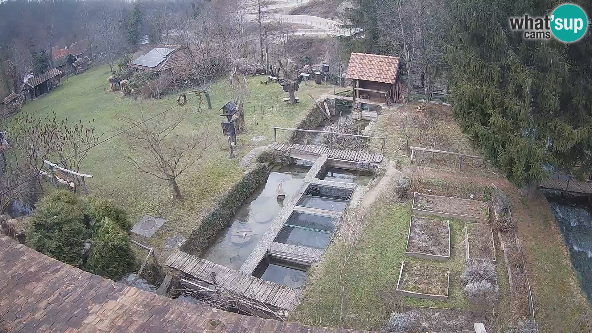 Live-Webcam Rastoke – Fluss Slunjčica – Kroatien