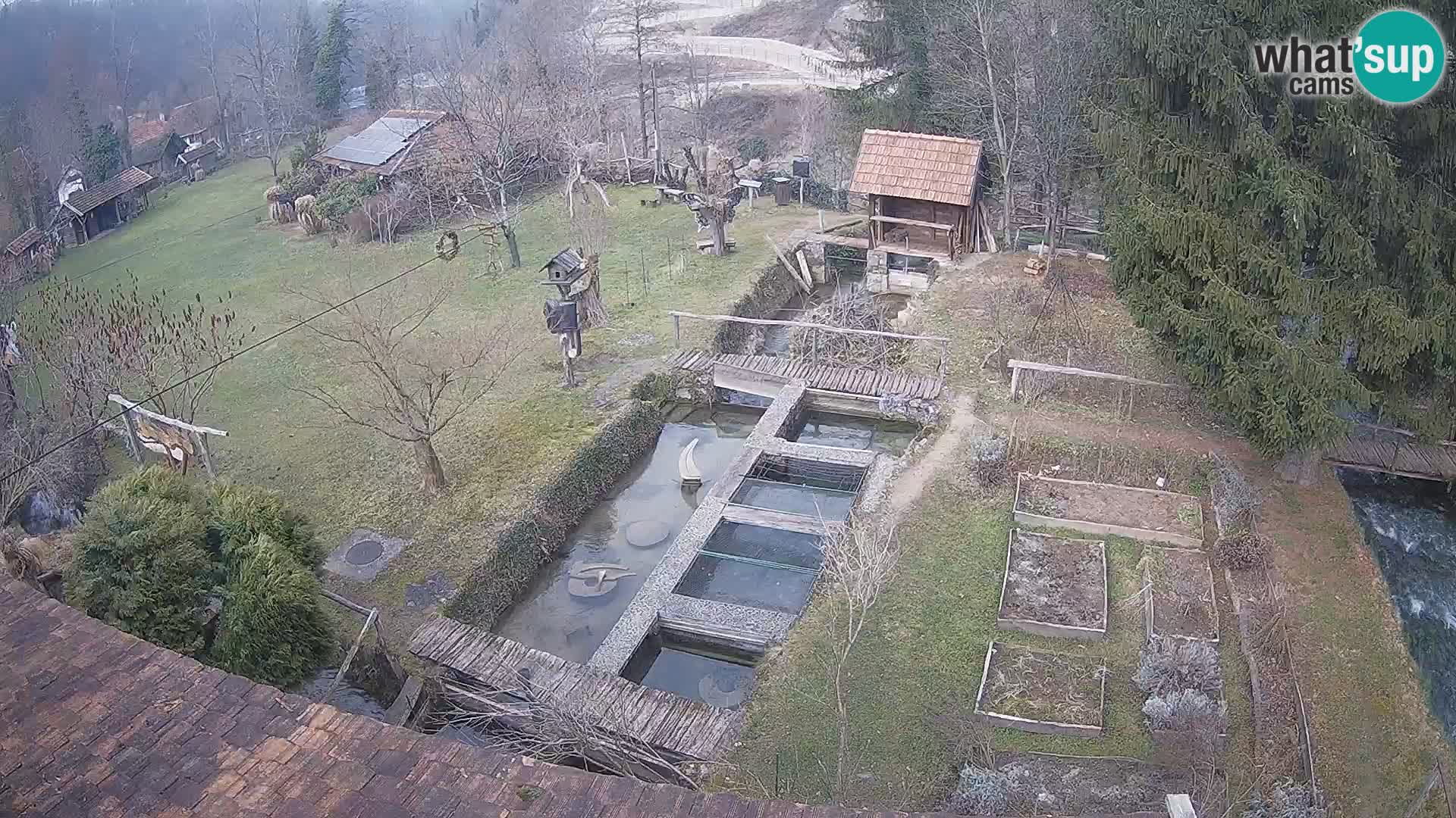 Webcam en direct Rastoke – rivière Slunjčica – Croatie