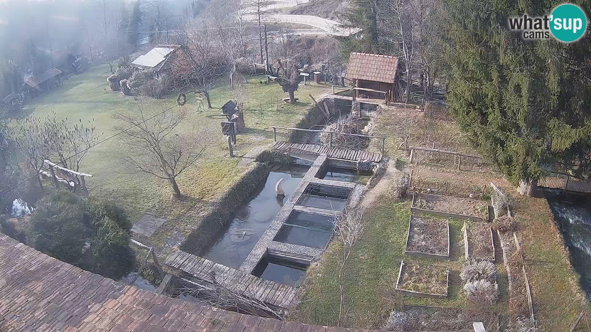 Live webcam Rastoke – fiume Slunjčica – Croazia