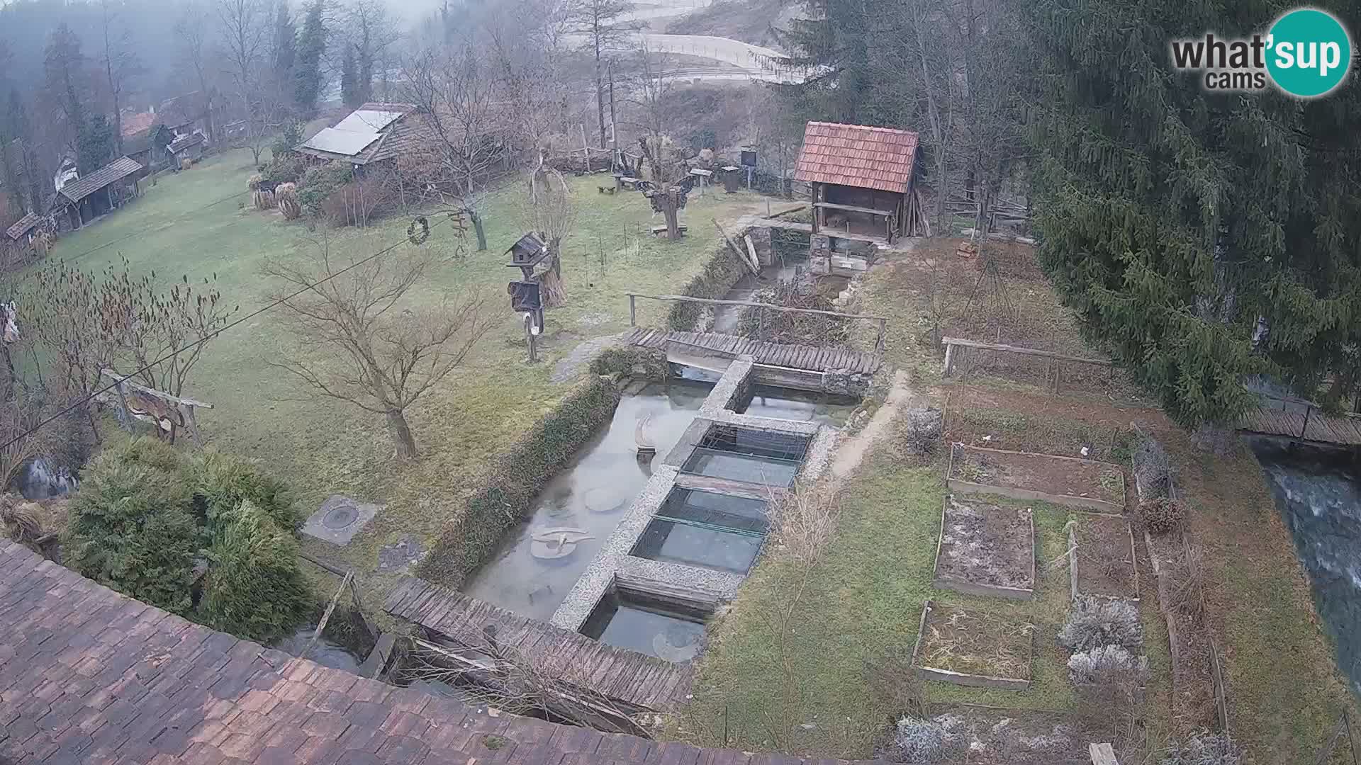 Webcam en direct Rastoke – rivière Slunjčica – Croatie