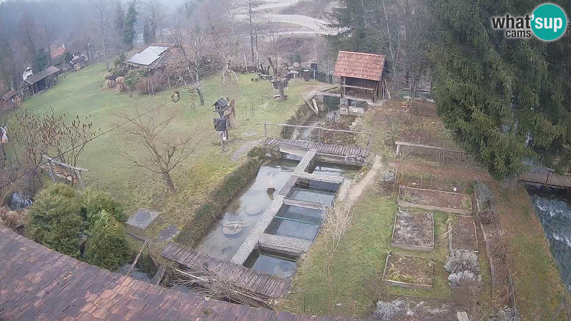 Webcam en direct Rastoke – rivière Slunjčica – Croatie