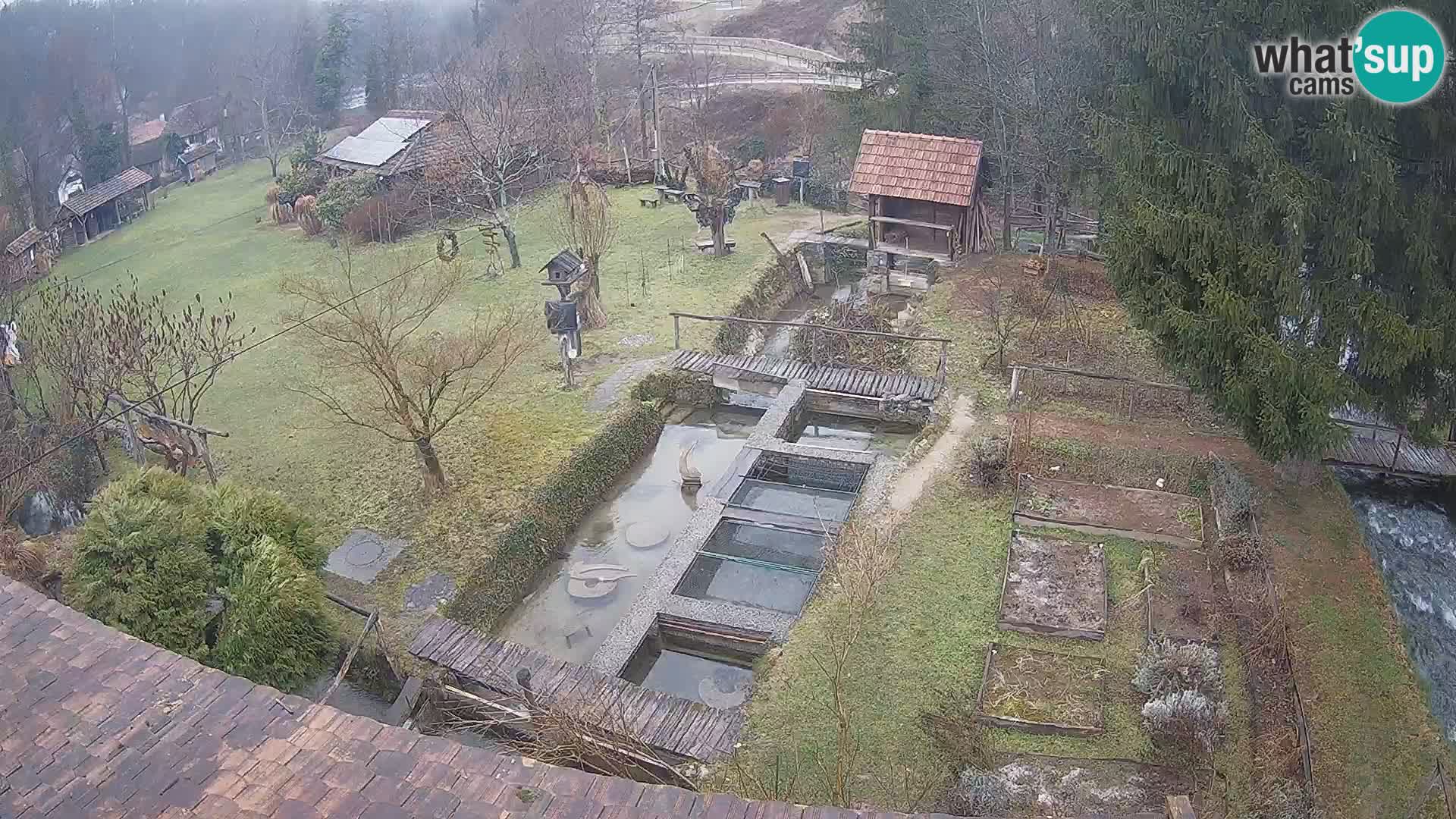 Webcam en direct Rastoke – rivière Slunjčica – Croatie