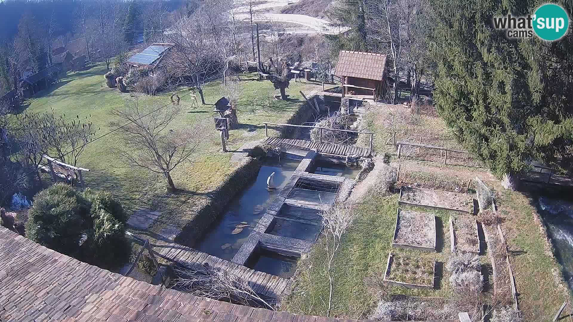 Live-Webcam Rastoke – Fluss Slunjčica – Kroatien