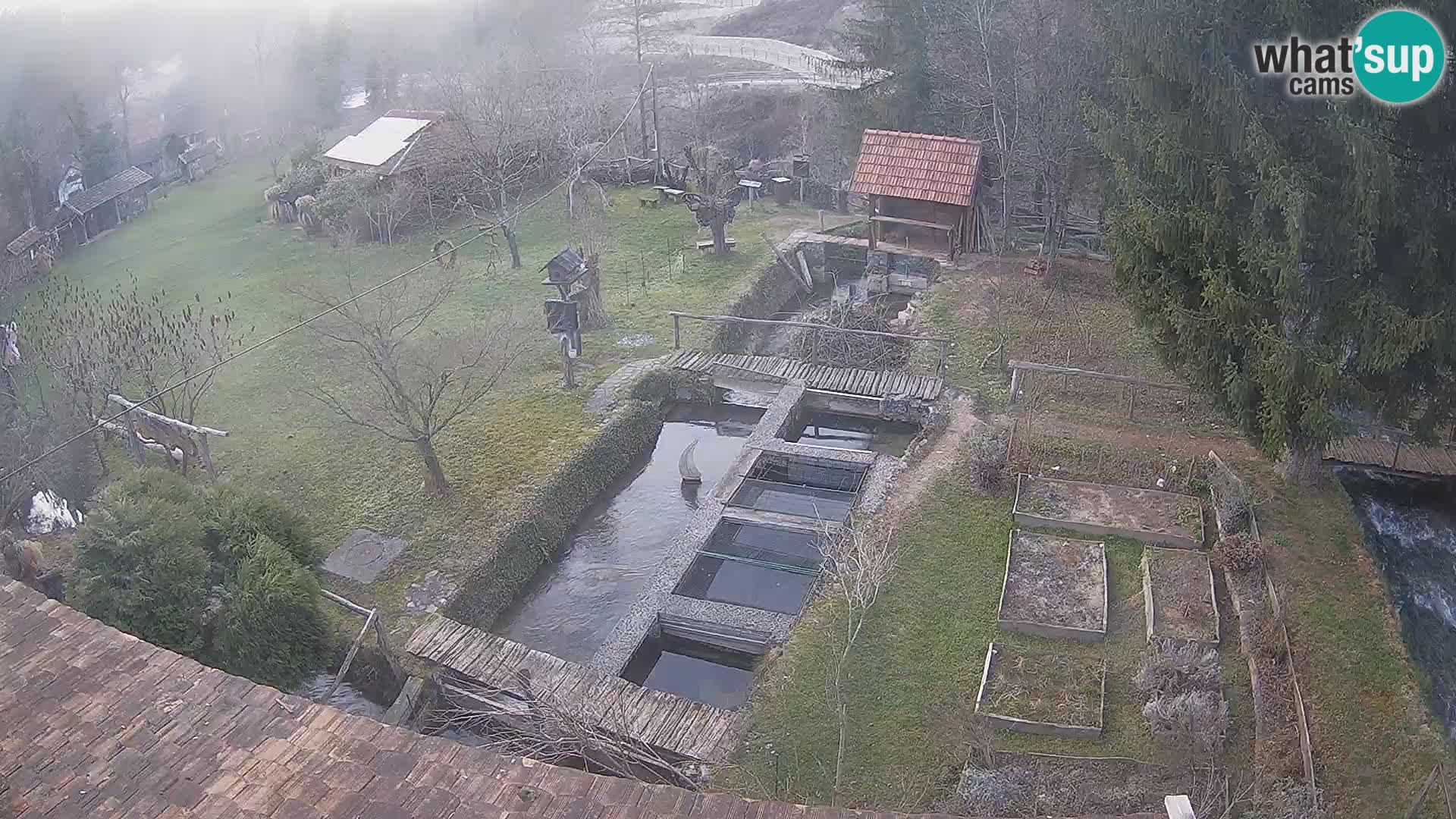 Live-Webcam Rastoke – Fluss Slunjčica – Kroatien