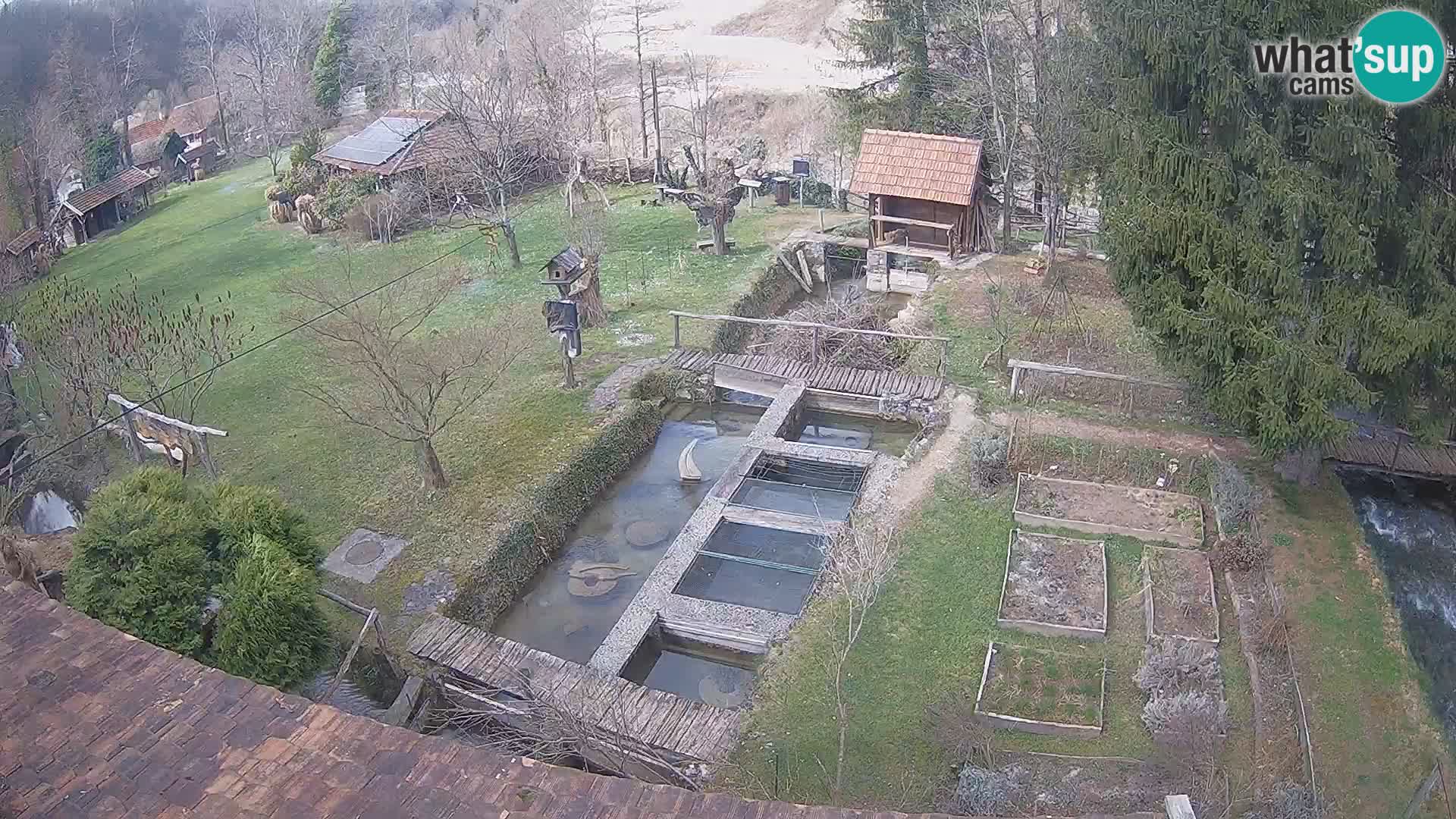 Live-Webcam Rastoke – Fluss Slunjčica – Kroatien