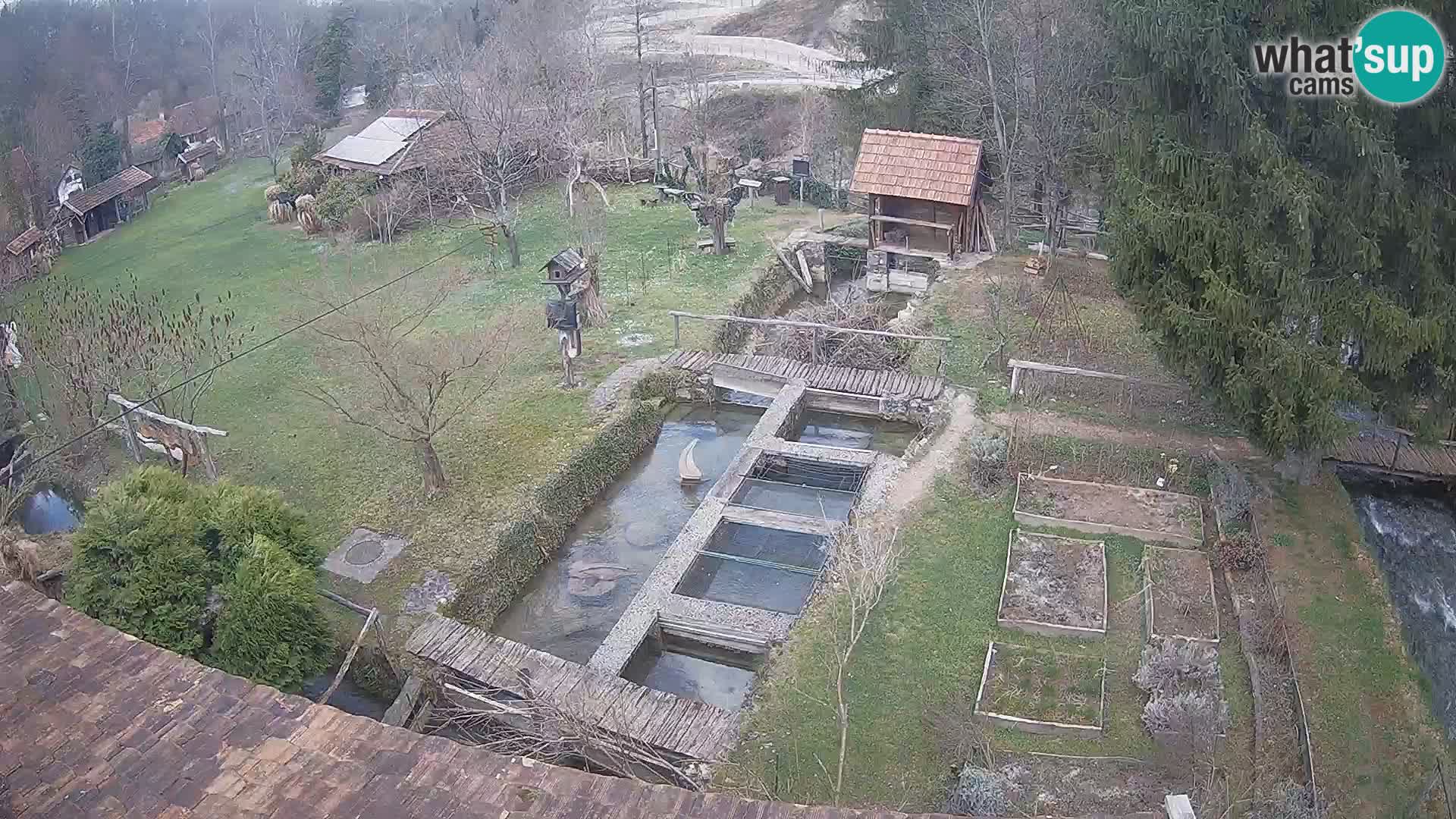 Web kamera uživo Rastoke – rijeka Slunjčica – Hrvatska