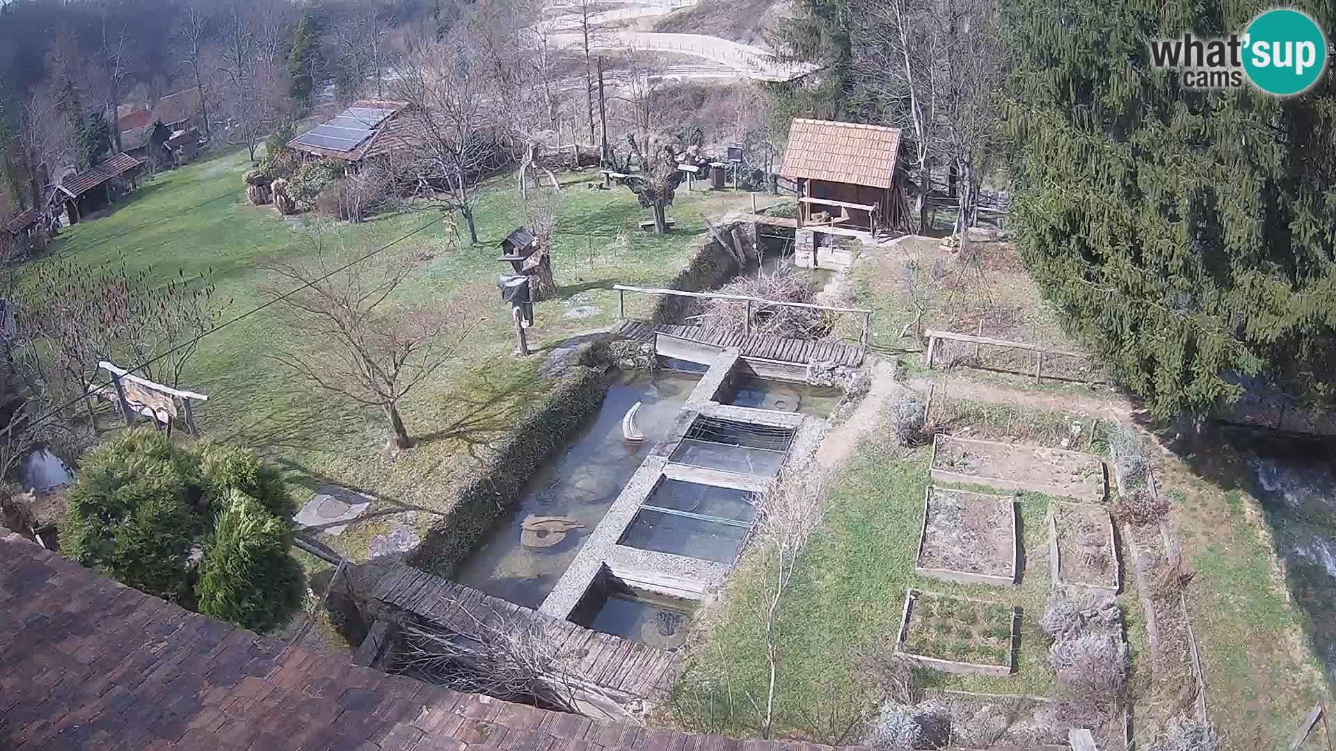 Live webcam Rastoke – fiume Slunjčica – Croazia