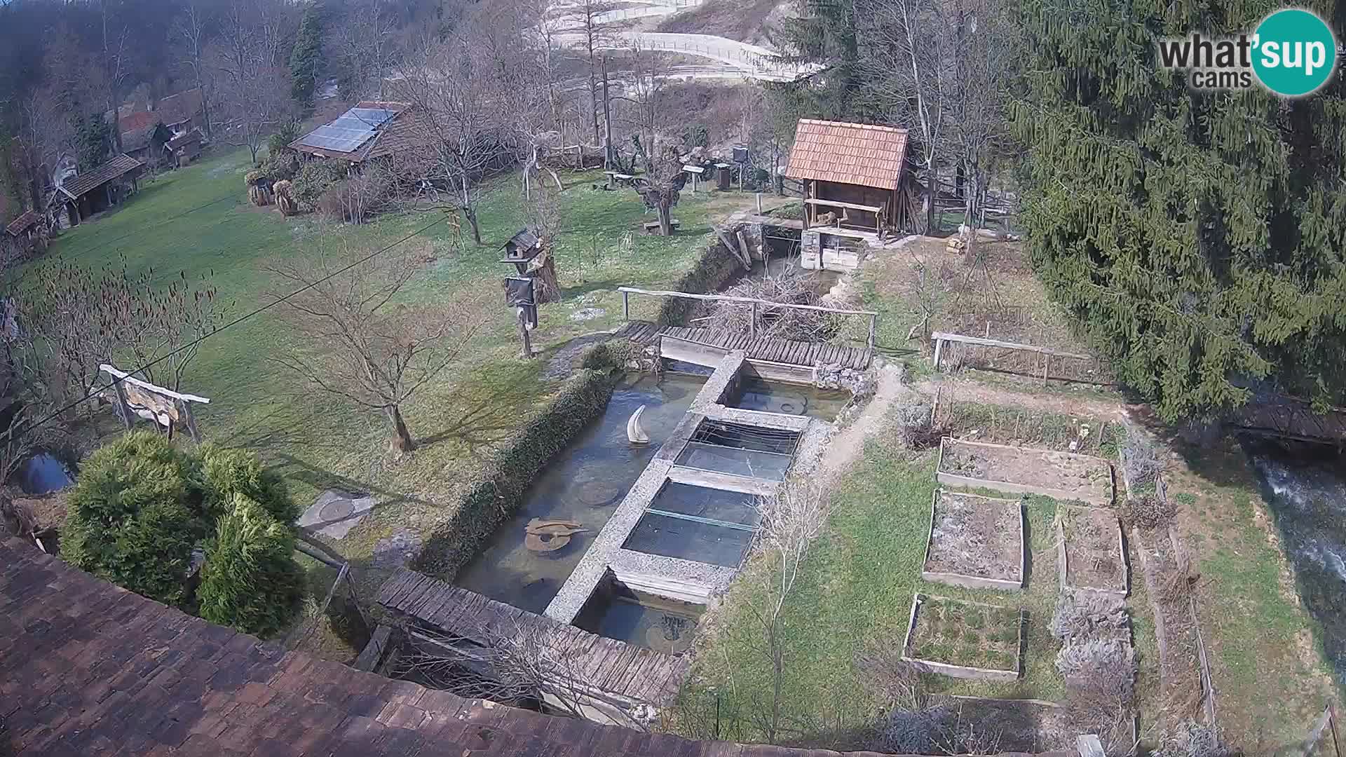 Live webcam Rastoke – fiume Slunjčica – Croazia