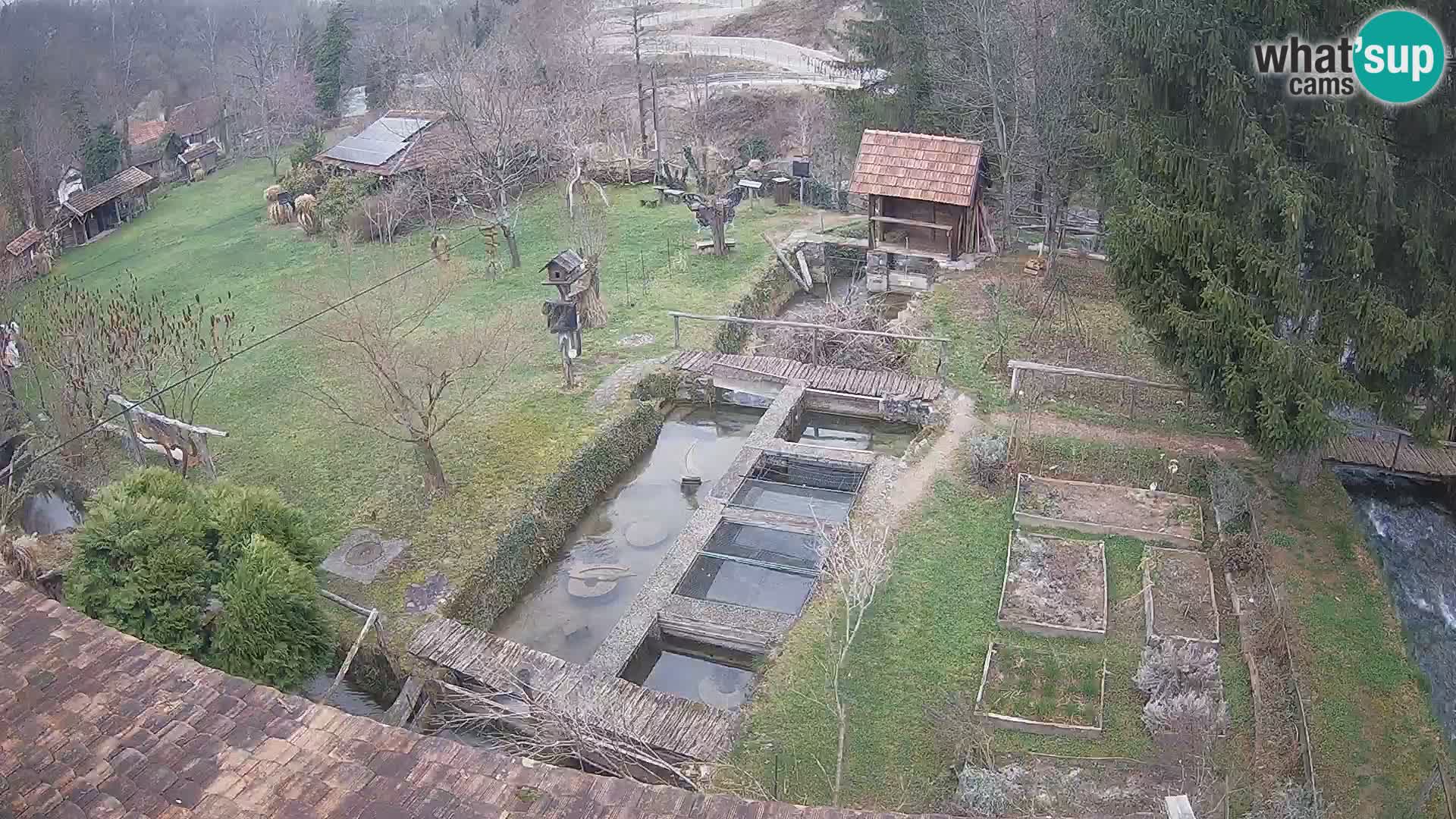 Live-Webcam Rastoke – Fluss Slunjčica – Kroatien