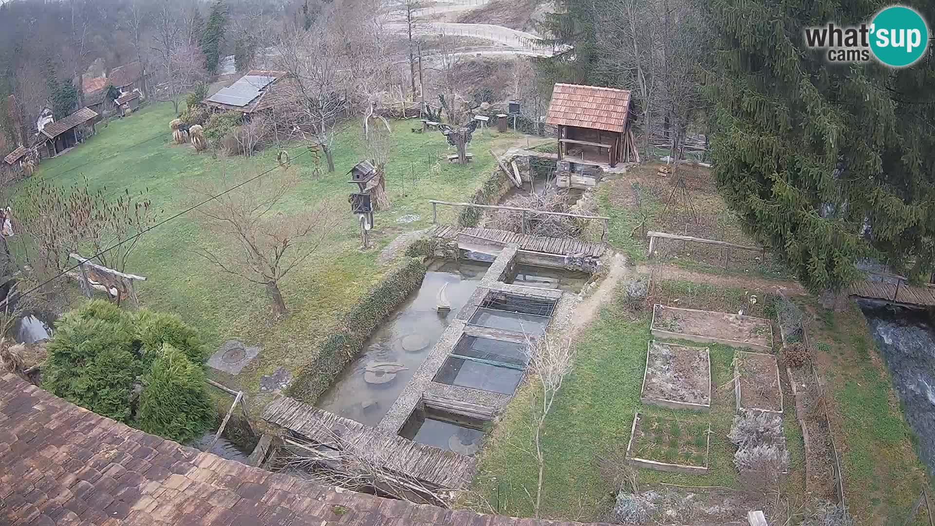 Live webcam Rastoke – fiume Slunjčica – Croazia