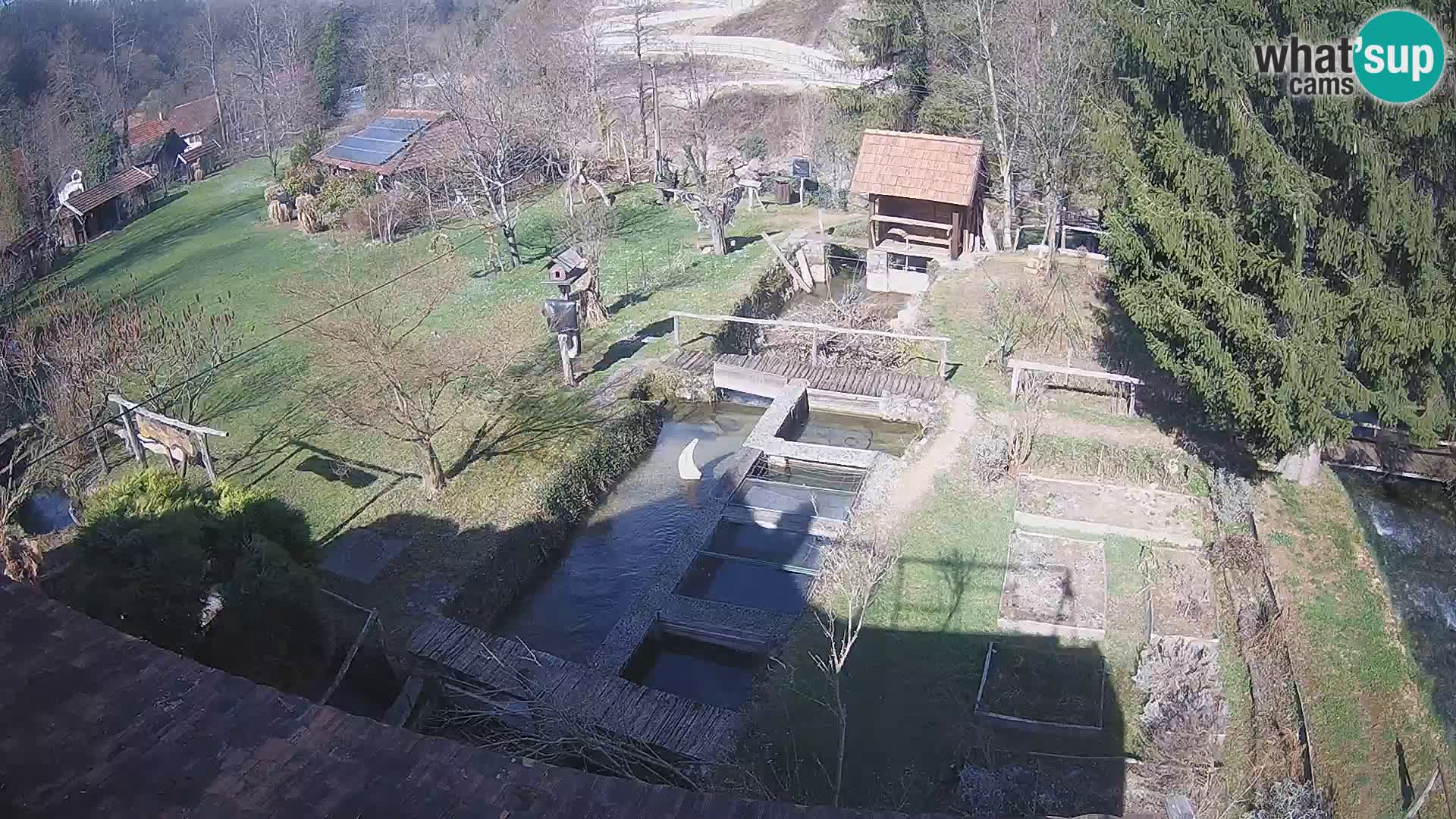 Cámara web en vivo Rastoke – río Slunjčica – Croacia