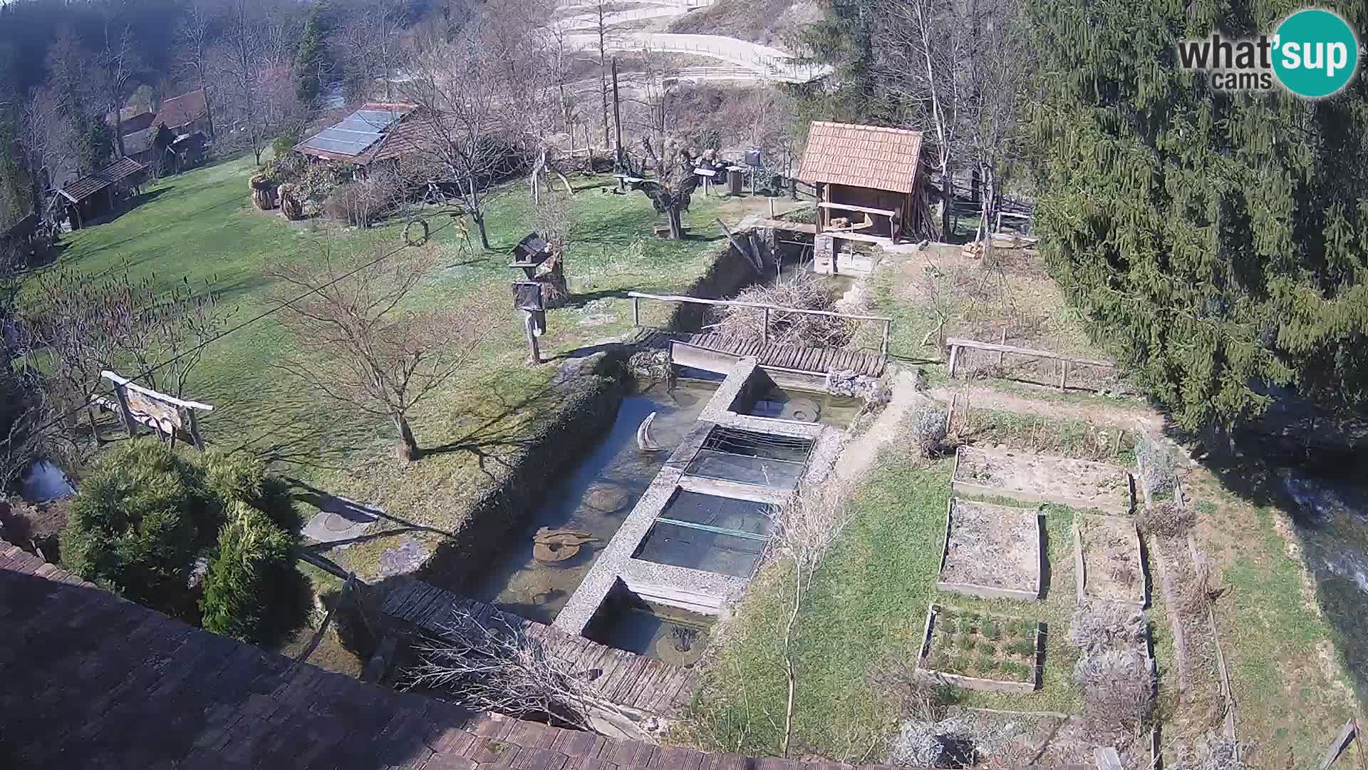 Webcam en direct Rastoke – rivière Slunjčica – Croatie