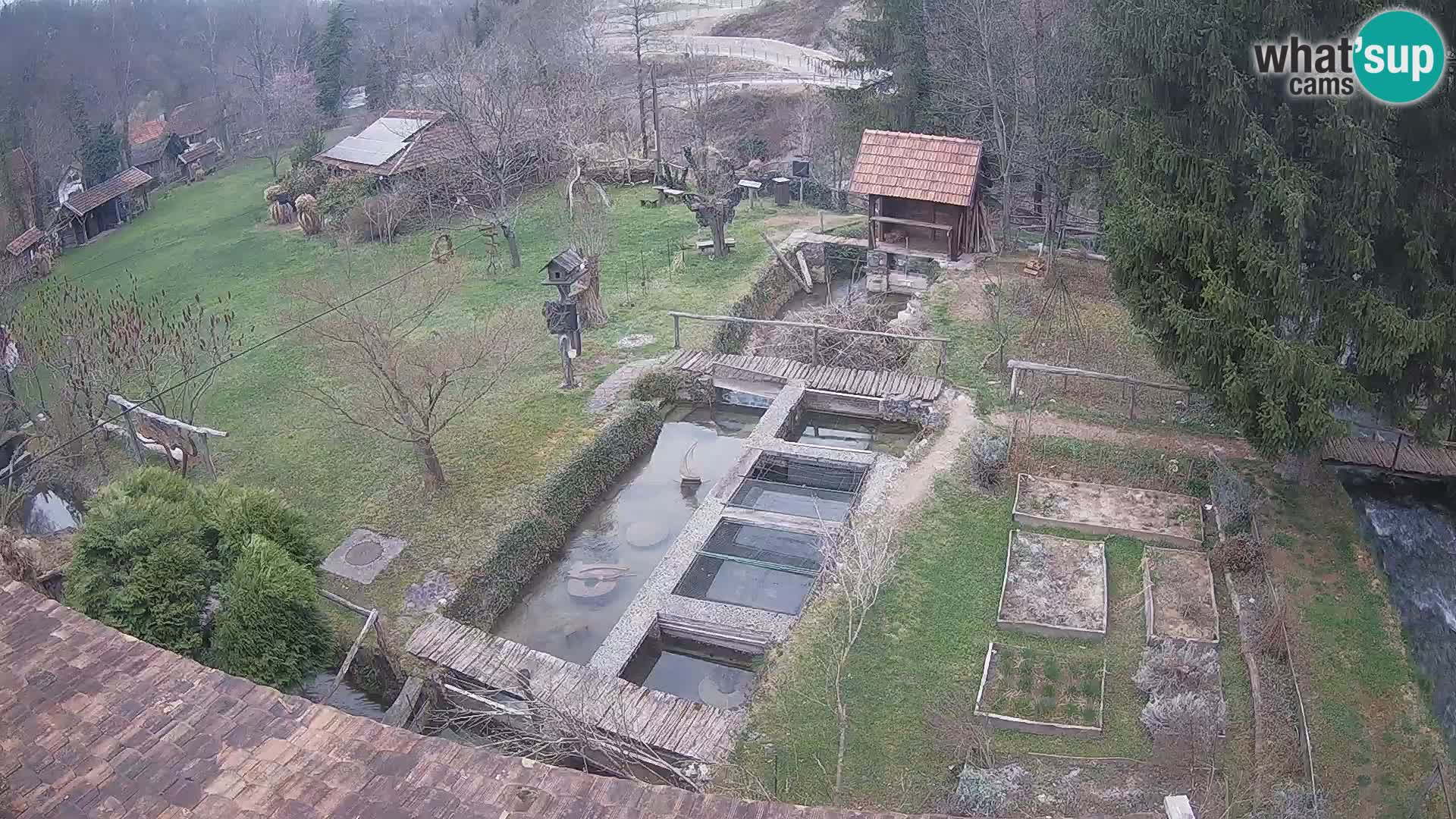 Webcam en direct Rastoke – rivière Slunjčica – Croatie