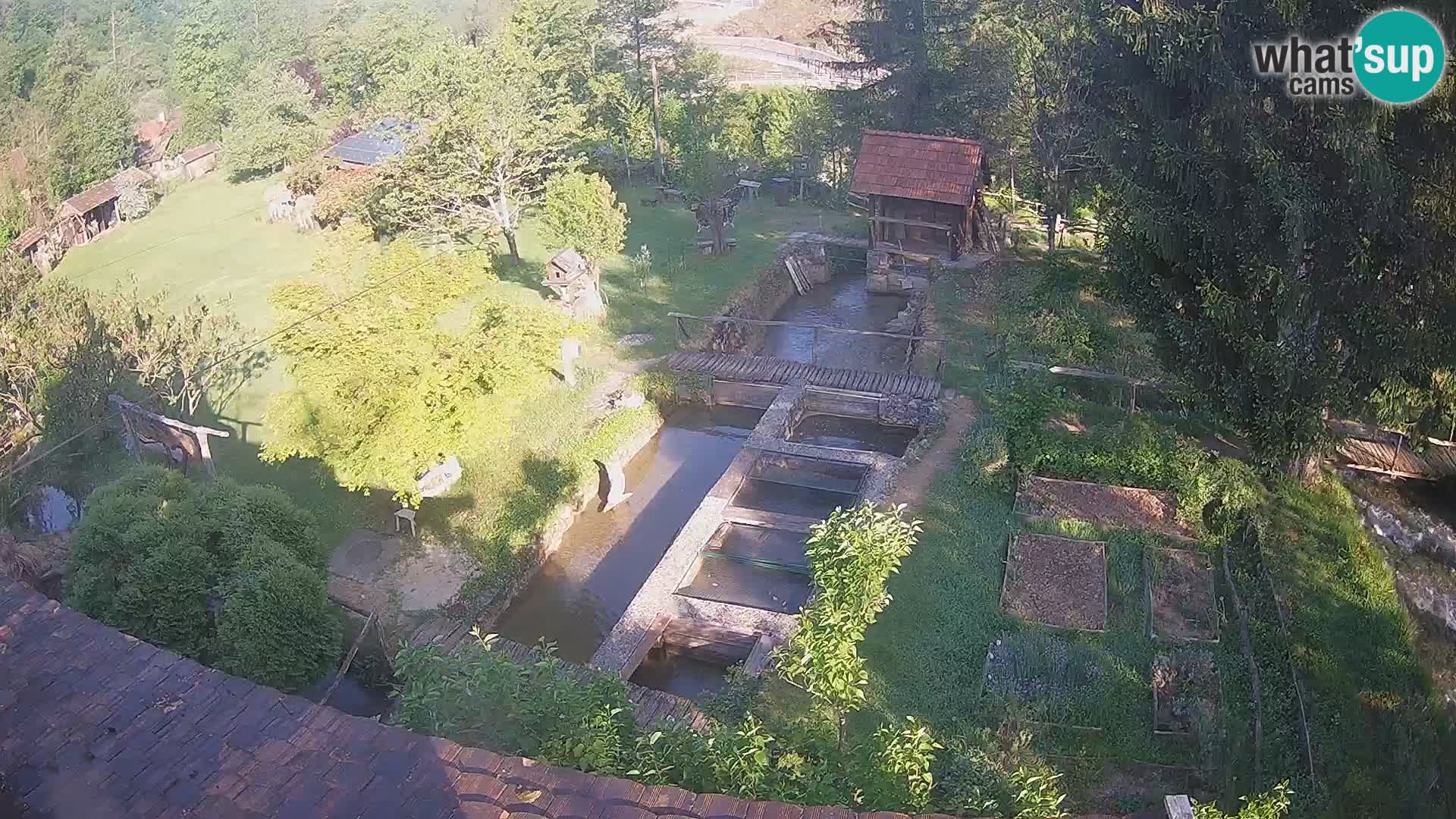 Live-Webcam Rastoke – Fluss Slunjčica – Kroatien