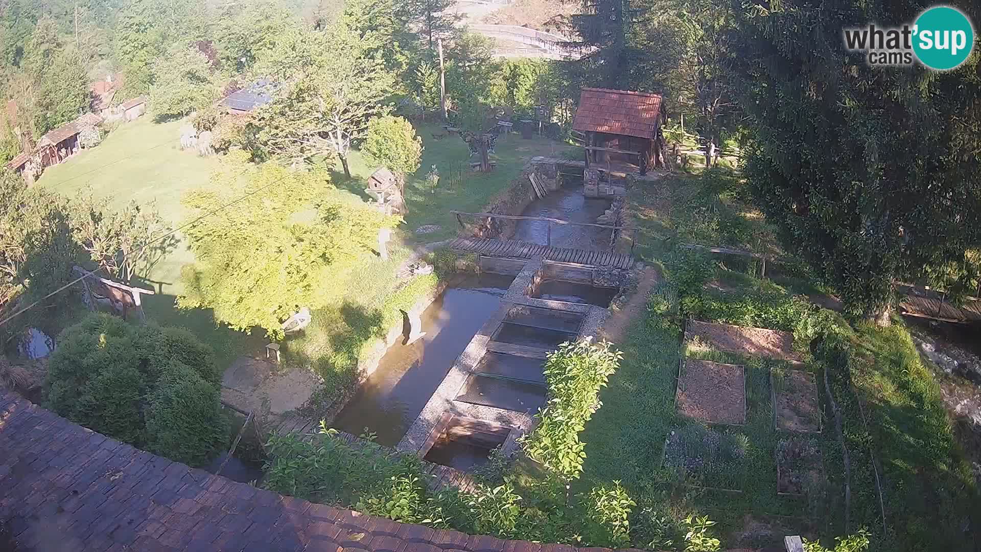 Webcam en direct Rastoke – rivière Slunjčica – Croatie