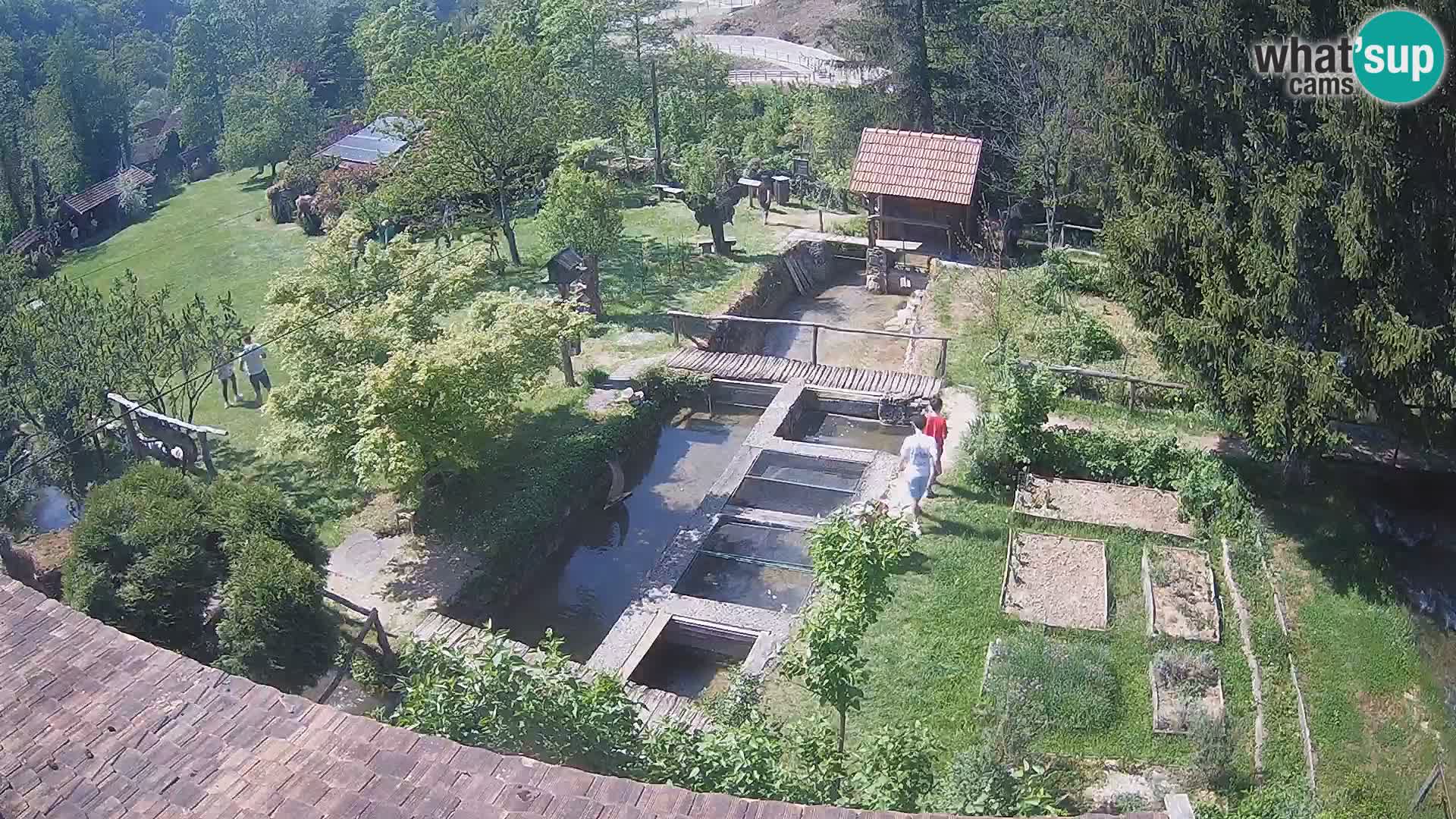 Live webcam Rastoke – fiume Slunjčica – Croazia