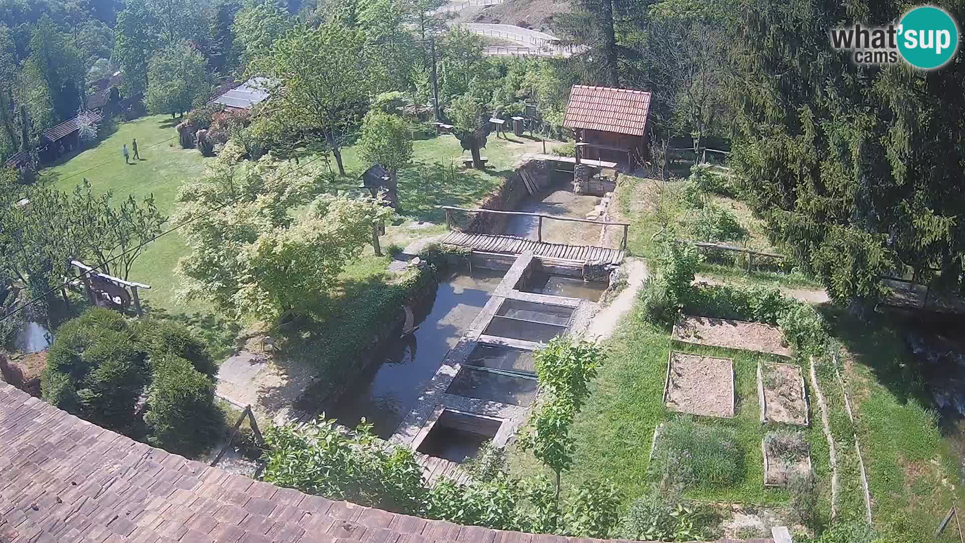 Live webcam Rastoke – fiume Slunjčica – Croazia
