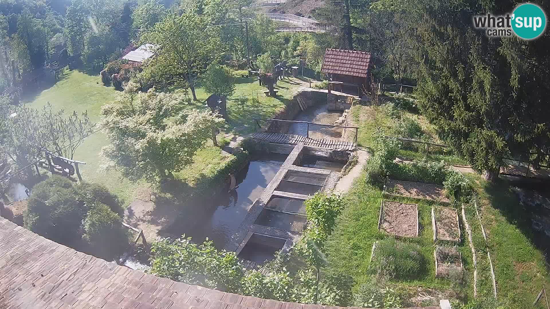 Live webcam Rastoke – fiume Slunjčica – Croazia