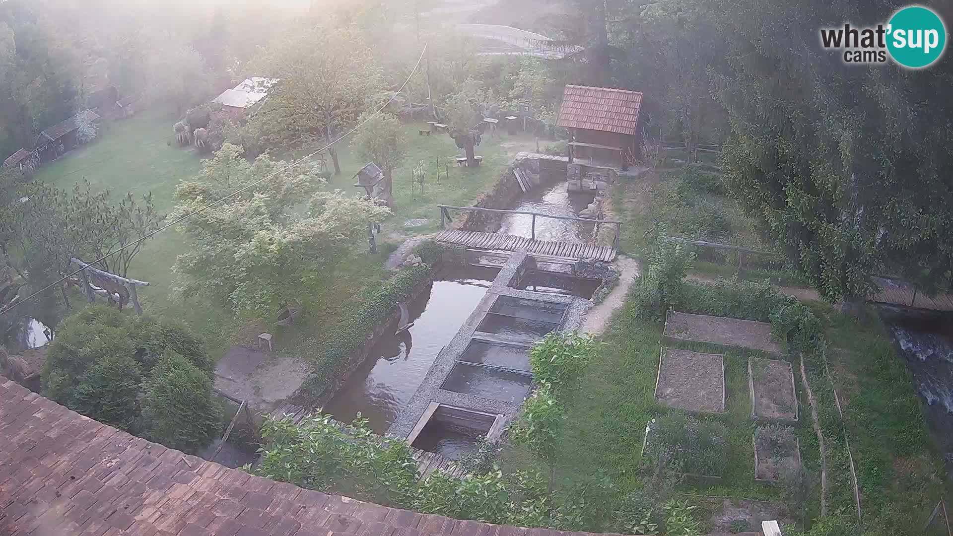 Webcam en direct Rastoke – rivière Slunjčica – Croatie
