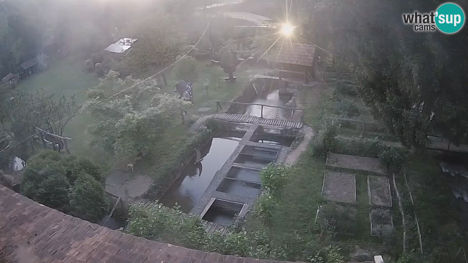 Cámara web en vivo Rastoke – río Slunjčica – Croacia