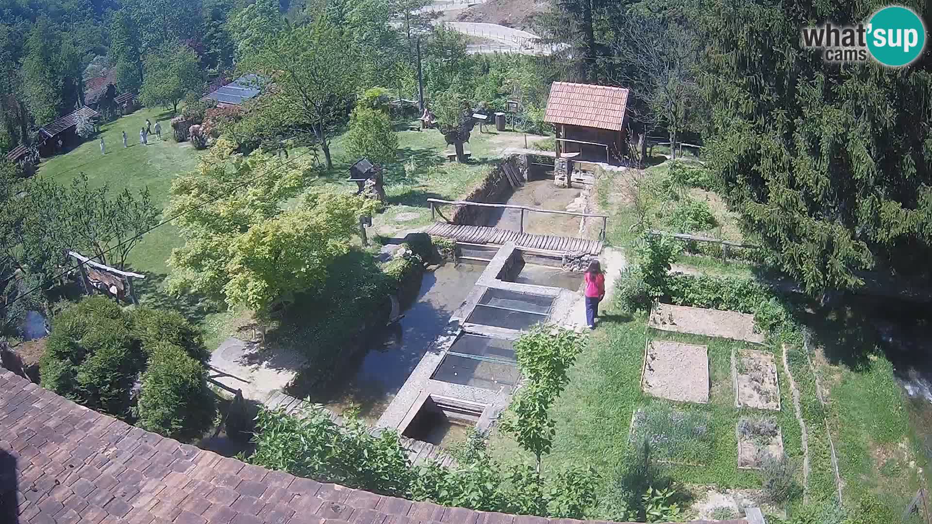 Live webcam Rastoke – fiume Slunjčica – Croazia