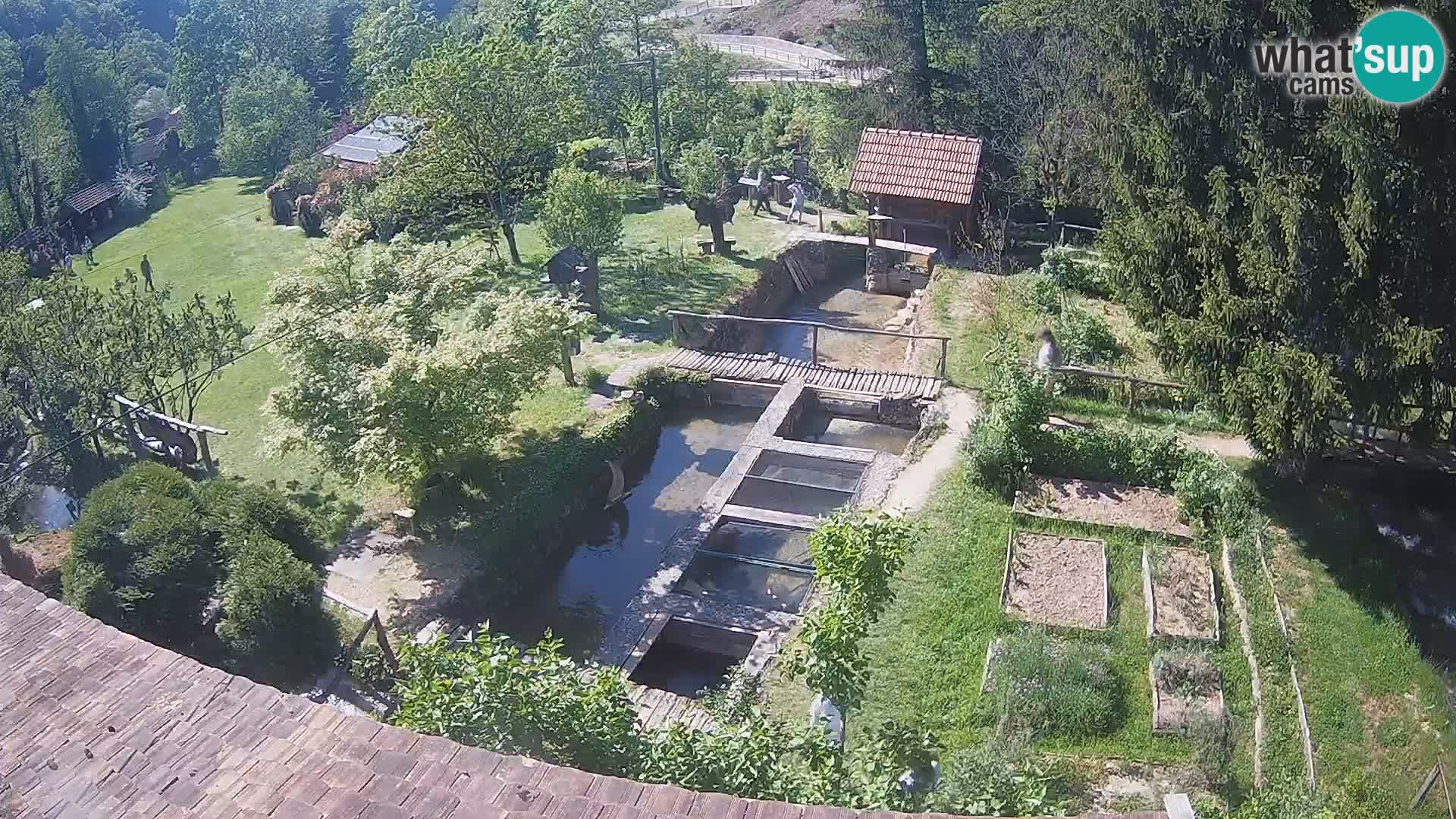 Web kamera uživo Rastoke – rijeka Slunjčica – Hrvatska