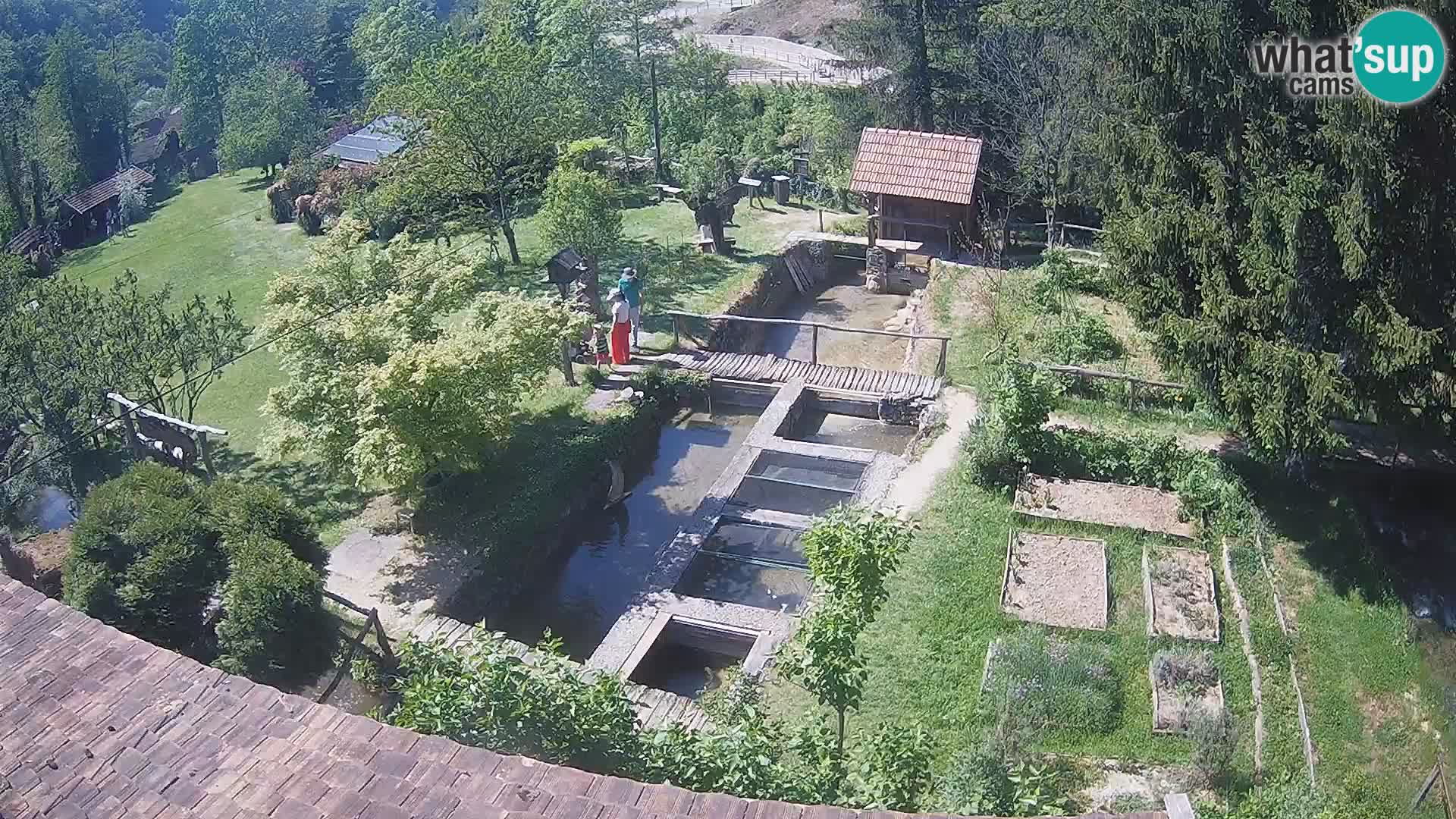Webcam en direct Rastoke – rivière Slunjčica – Croatie