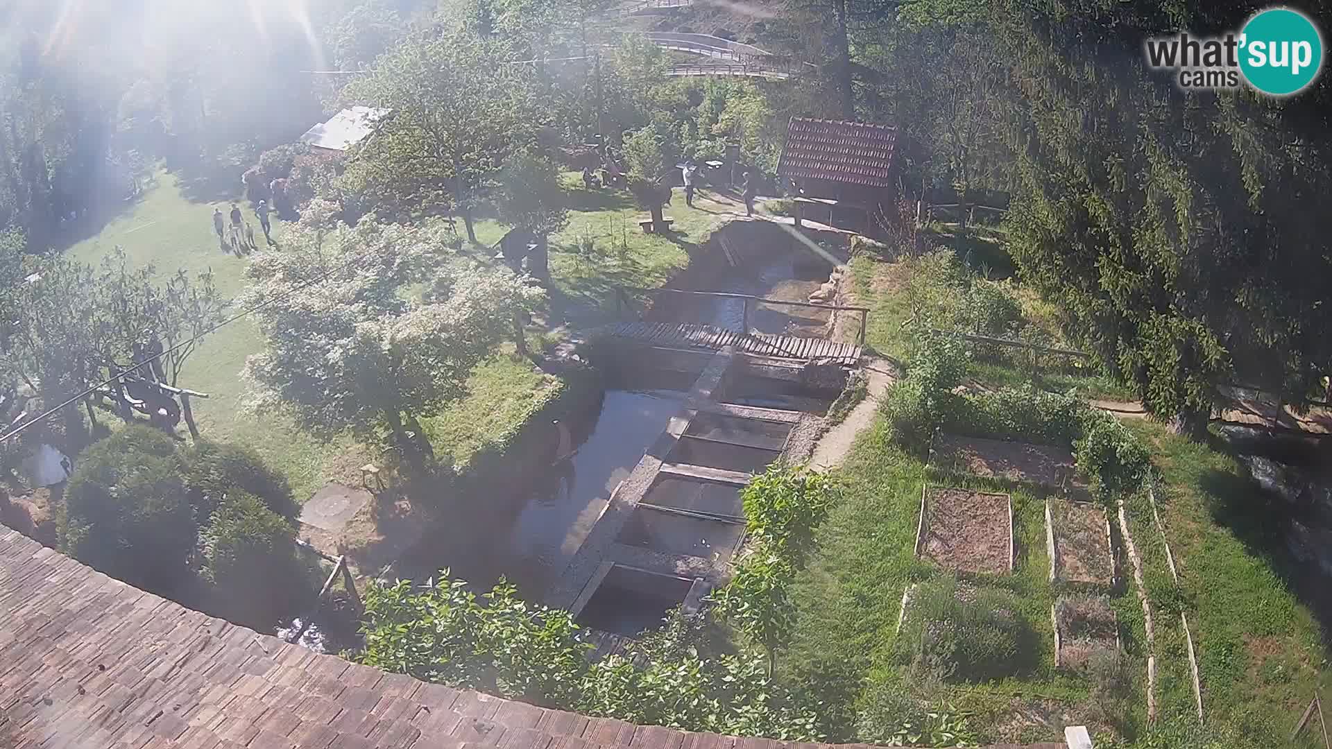 Live webcam Rastoke – fiume Slunjčica – Croazia