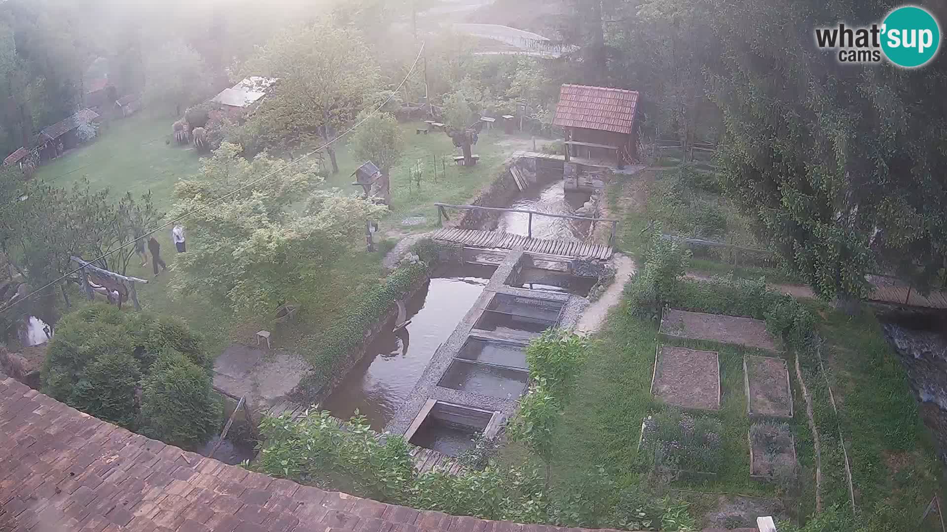 Live-Webcam Rastoke – Fluss Slunjčica – Kroatien