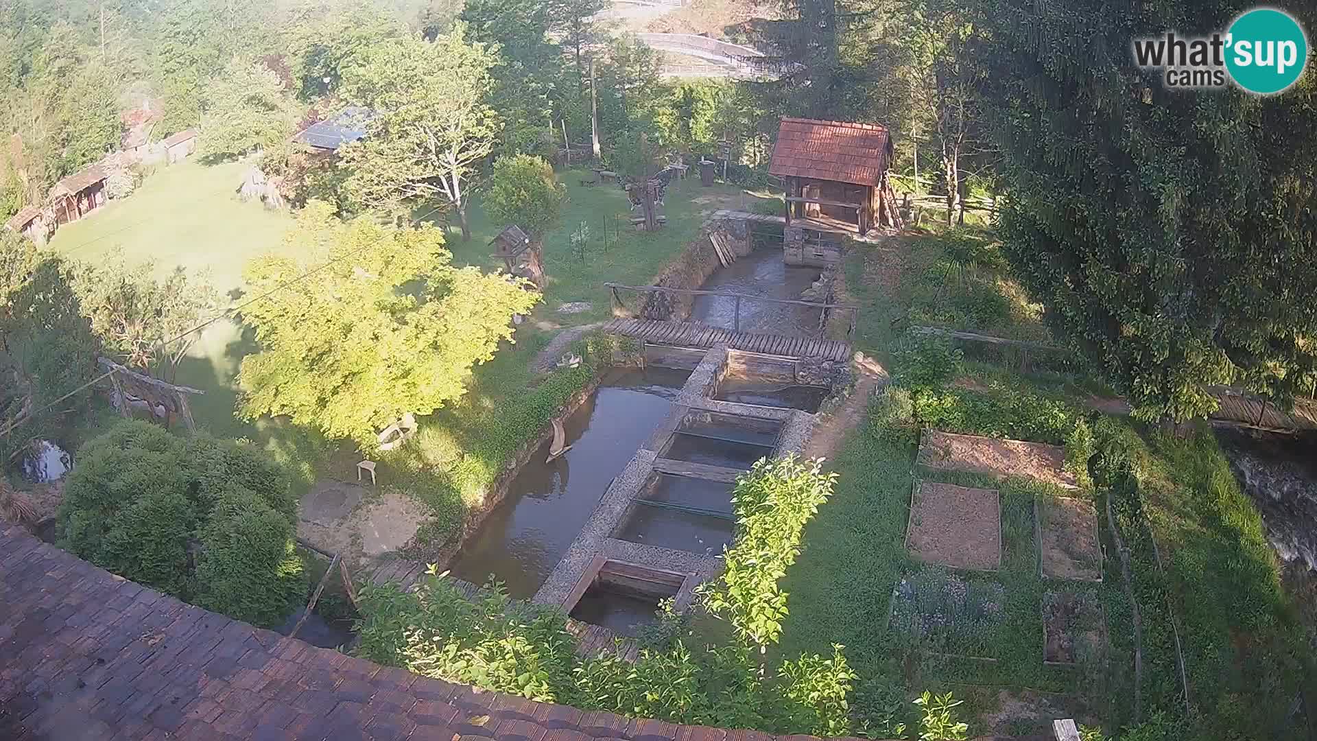 Webcam en direct Rastoke – rivière Slunjčica – Croatie